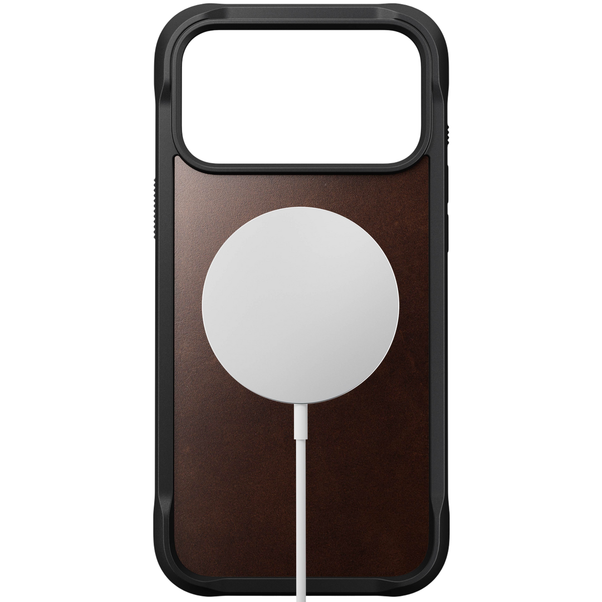 Nomad Rugged Leather Case for iPhone 17 Pro Max Horween) - Rustic Brown #color_rustic-brown