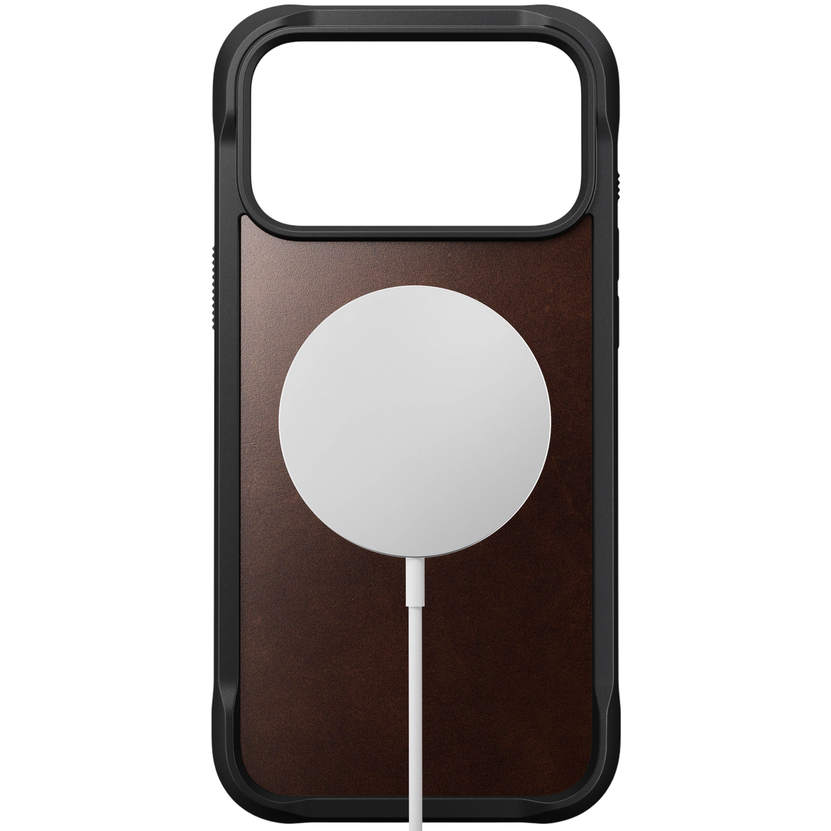 Nomad Rugged Leather Case for iPhone 17 Pro Max Horween) - Rustic Brown #color_rustic-brown