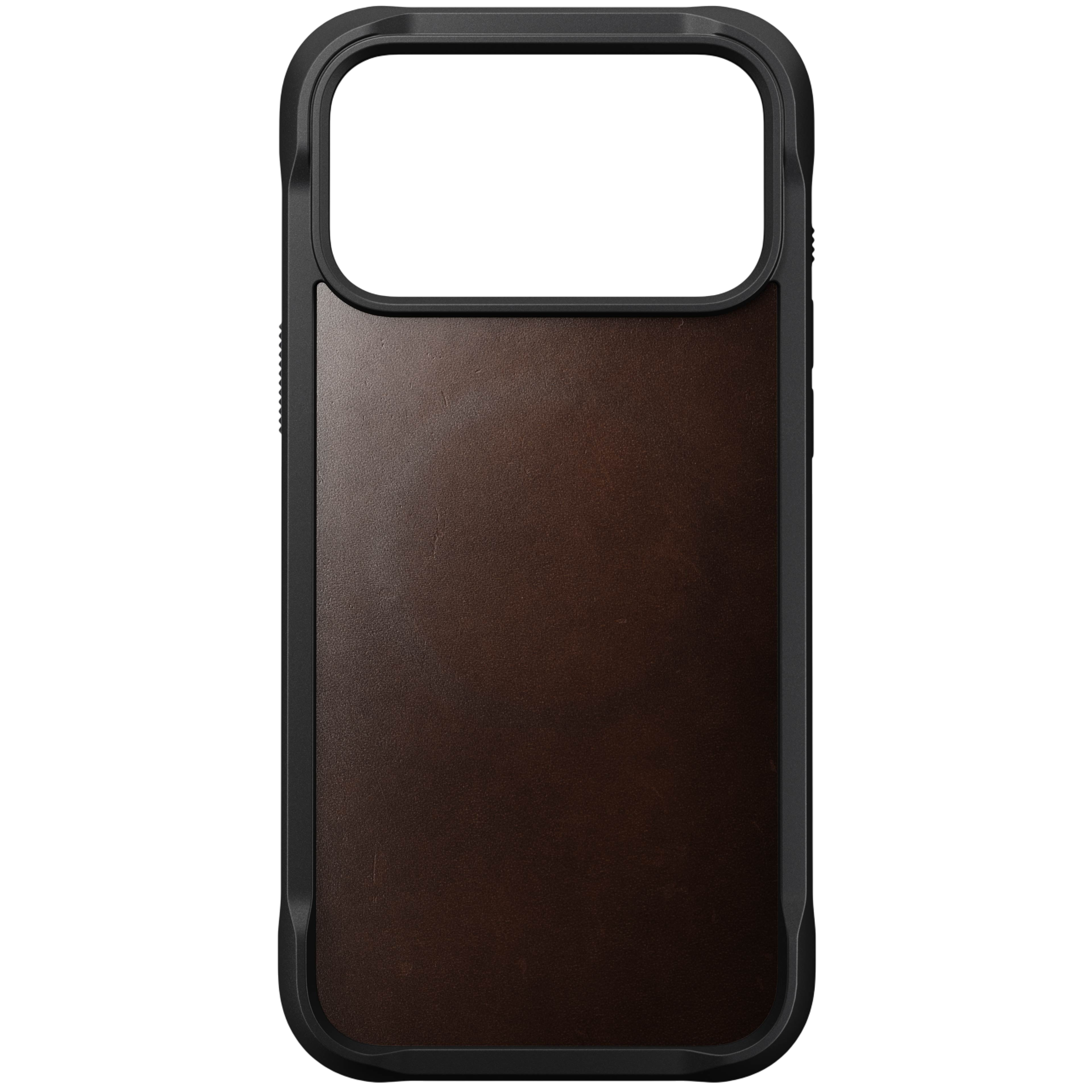 Nomad Rugged Leather Case for iPhone 17 Pro (Horween)