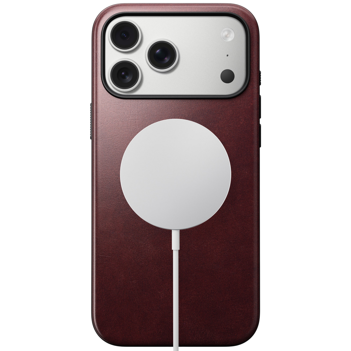 Nomad Modern Leather Case for iPhone 17 Pro Max (Horween Leather) - Burgundy #color_burgundy