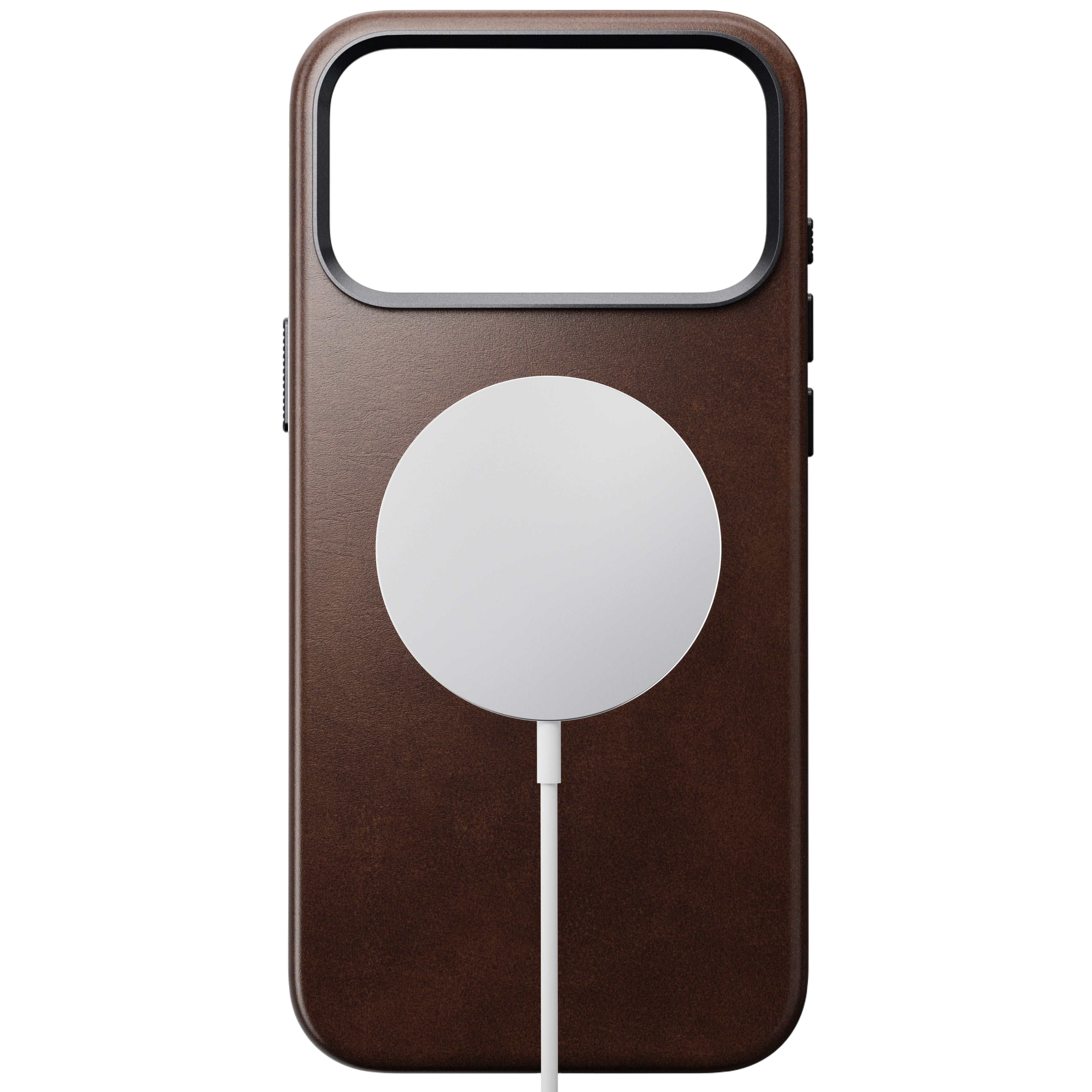 Nomad Traditional Leather Case for iPhone 17 Pro (Horween Leather) - Rustic Brown