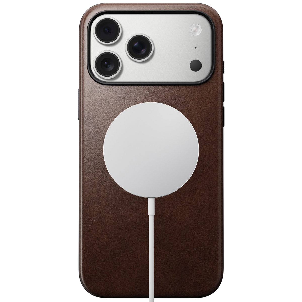 Nomad Modern Leather Case for iPhone 17 Pro Max (Horween Leather) - Rustic Brown #color_rustic-brown
