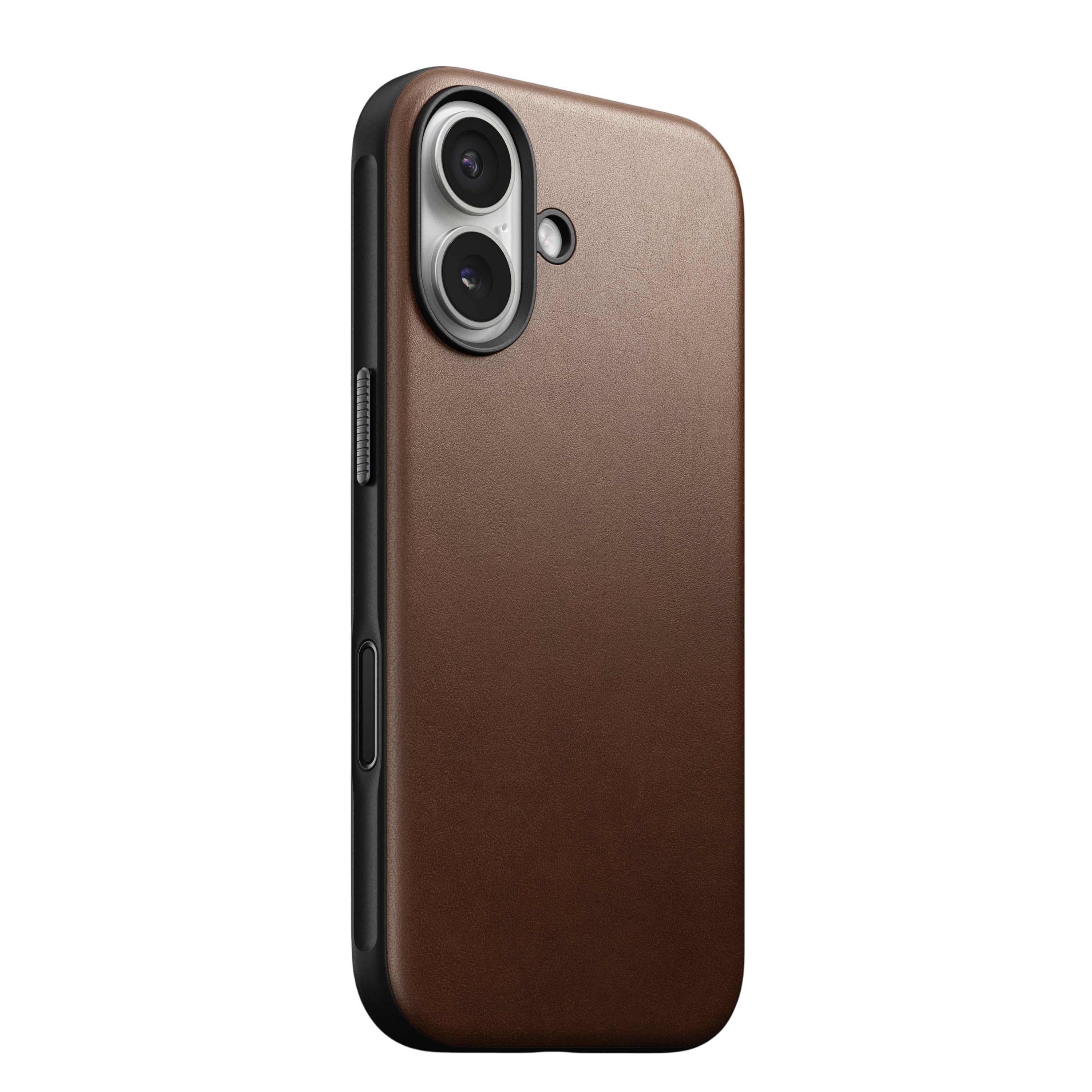 Nomad Modern Leather Case for iPhone 17 (Nomad Leather) - Brown #color_brown