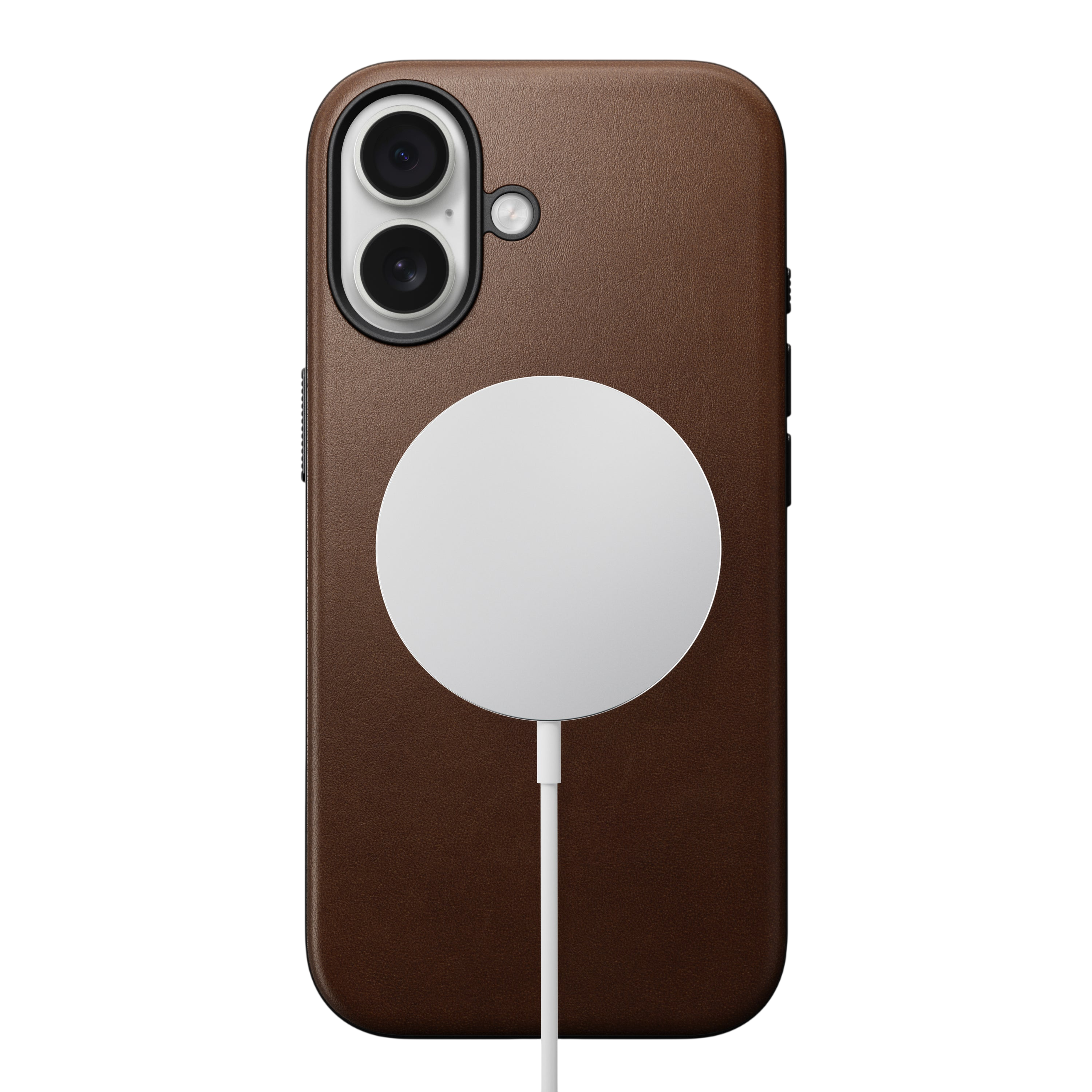 Nomad Modern Leather Case for iPhone 17 (Nomad Leather) - Brown #color_brown