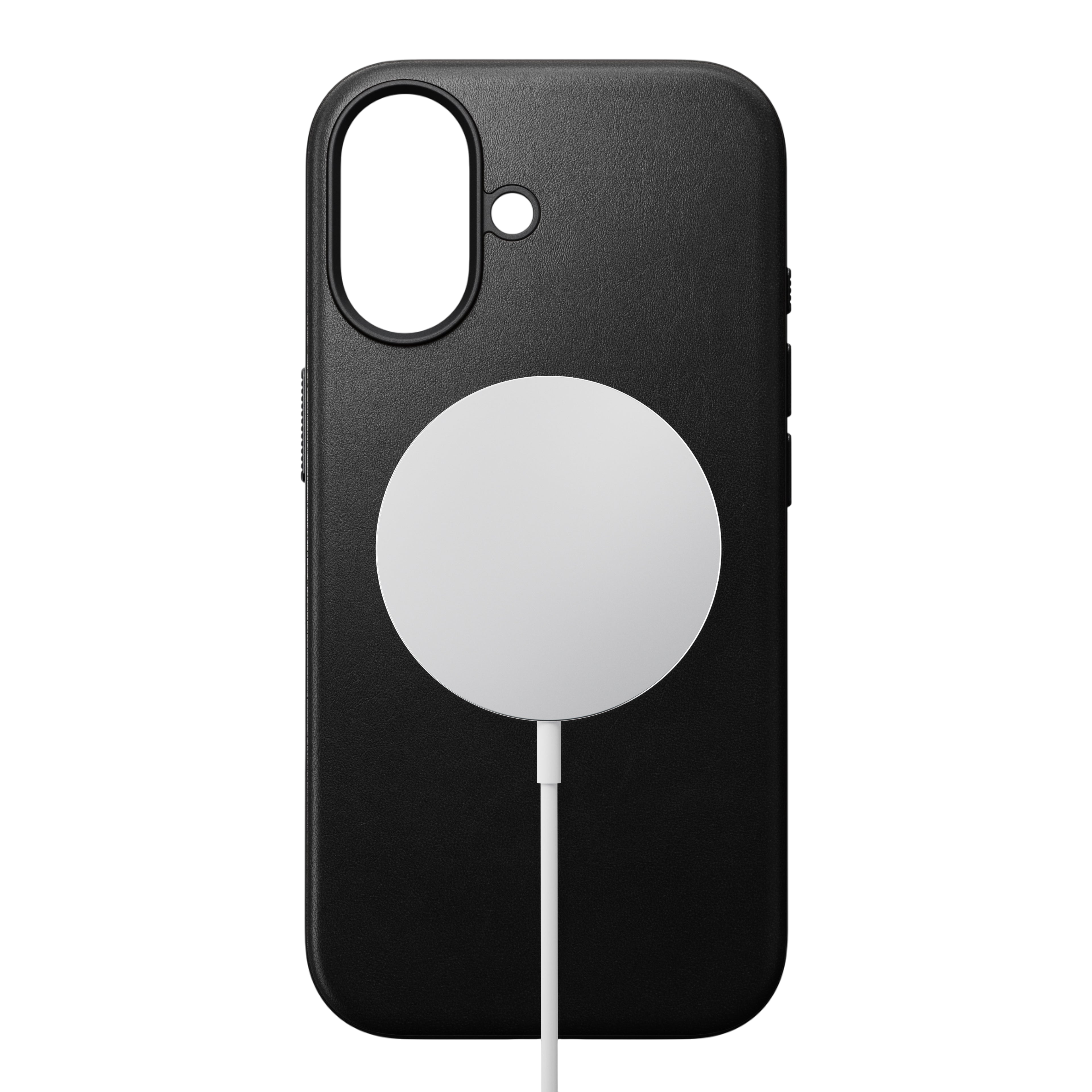 Nomad Modern Leather Case for iPhone 17 (Nomad Leather) - Black