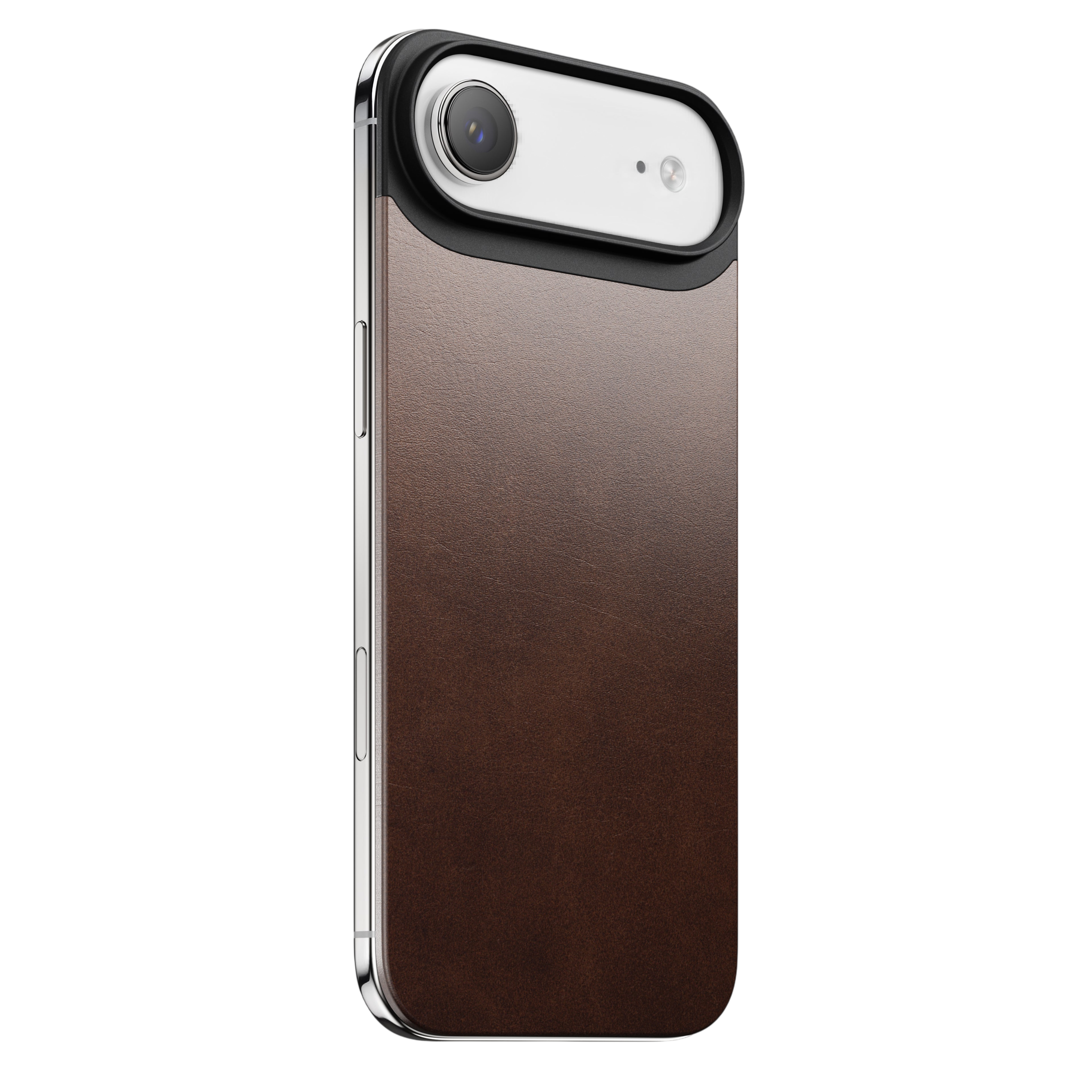 Nomad Mag Back Leather Case for iPhone Air (Horween Leather) - Rustic Brown #color_rustic-brown