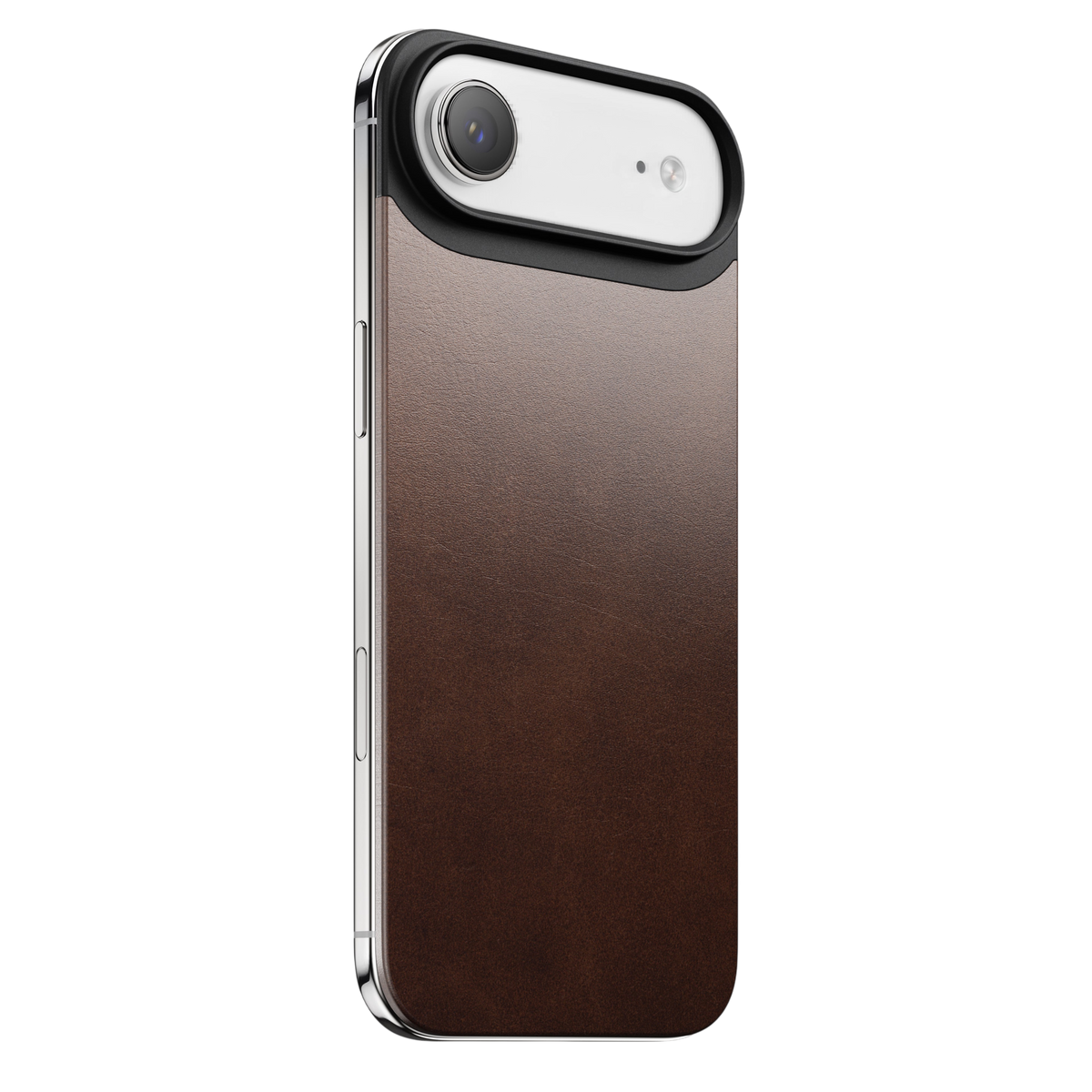 Nomad Mag Back Leather Case for iPhone Air (Horween Leather) - Rustic Brown #color_rustic-brown