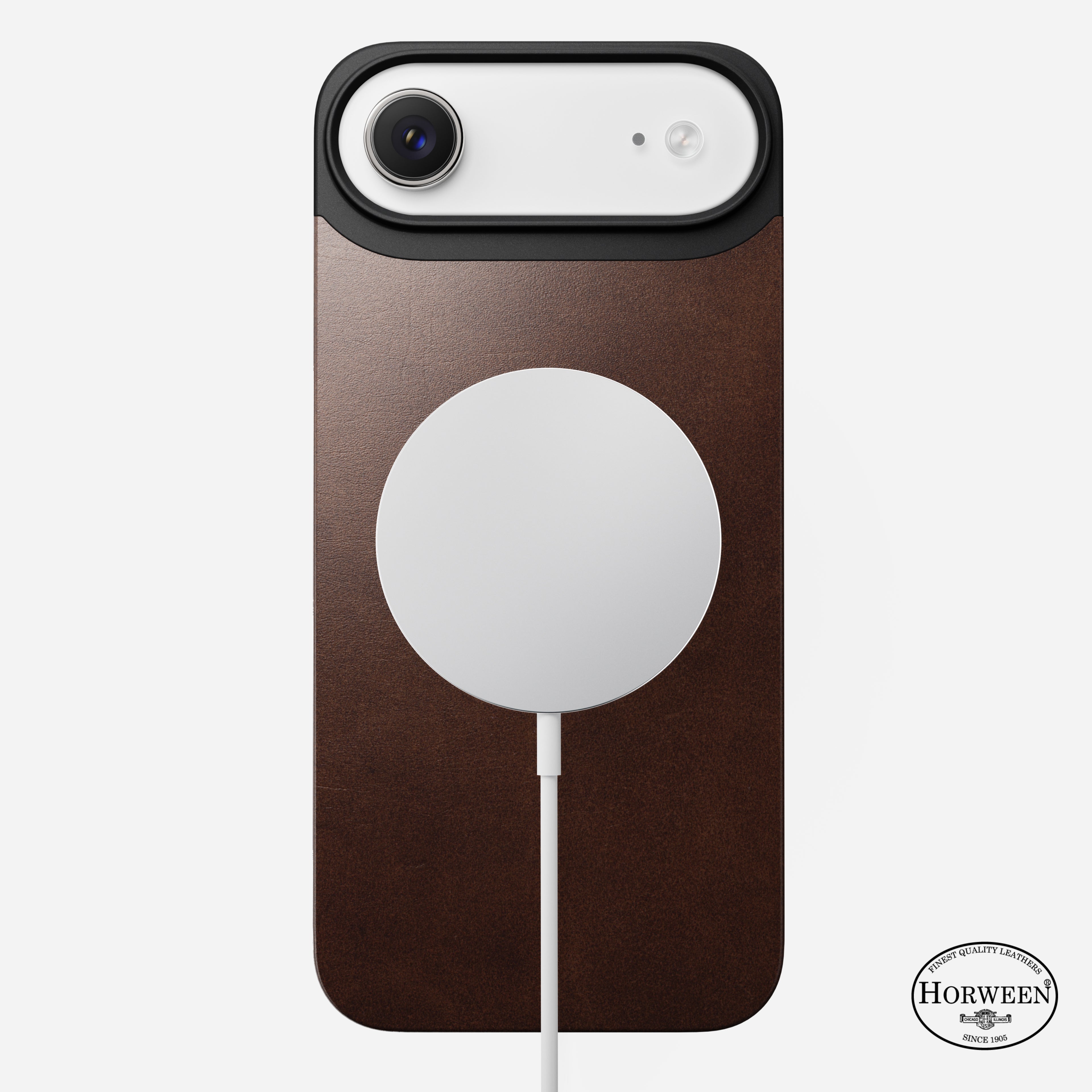 Nomad Magnetic Back Leather Case for iPhone Air (Horween Leather)
