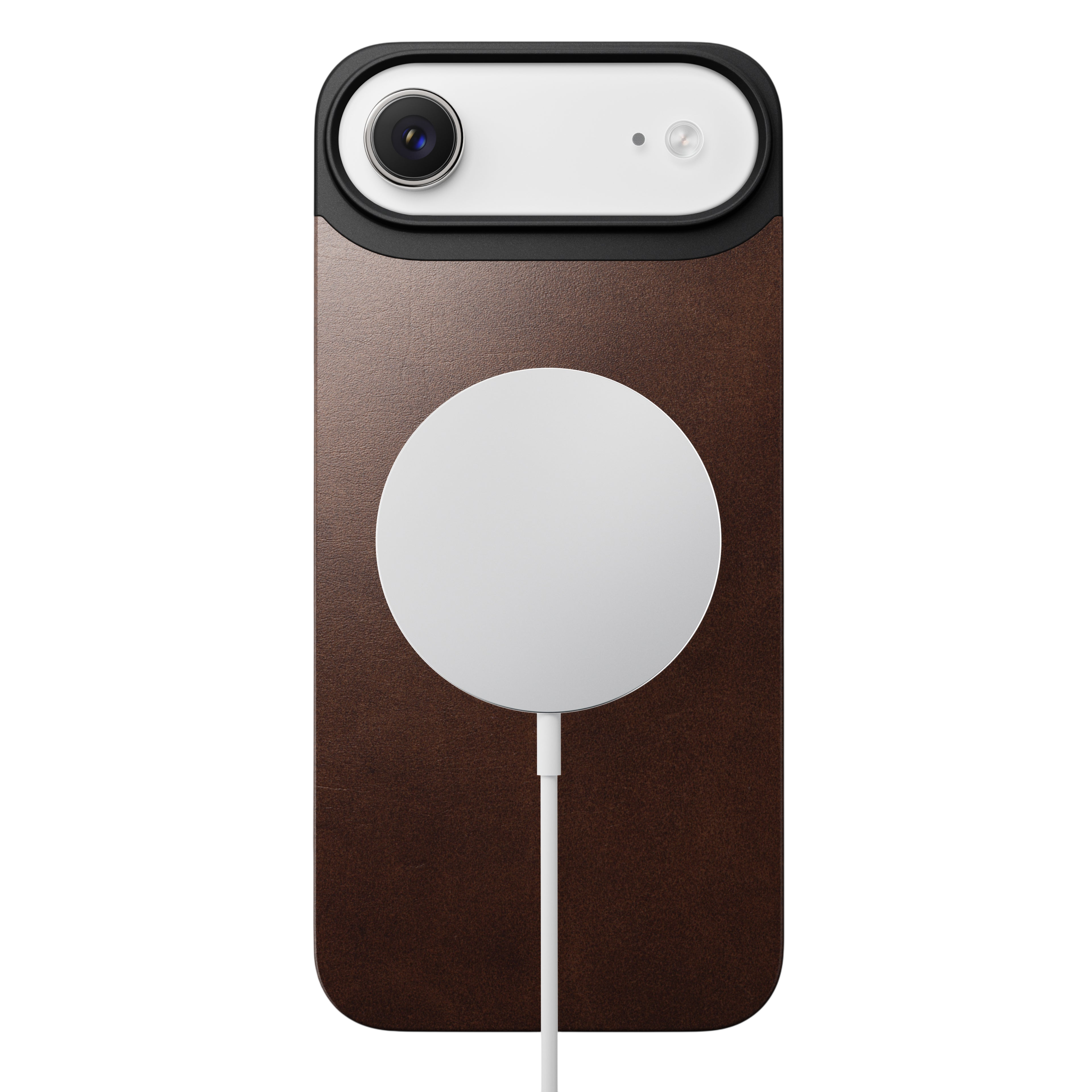 Nomad Mag Back Leather Case for iPhone Air (Horween Leather) - Rustic Brown #color_rustic-brown