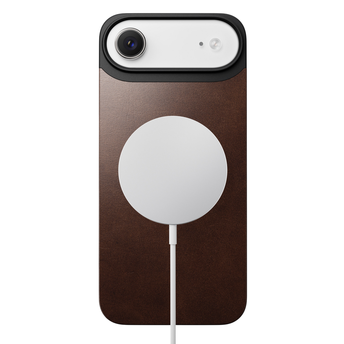 Nomad Mag Back Leather Case for iPhone Air (Horween Leather) - Rustic Brown #color_rustic-brown