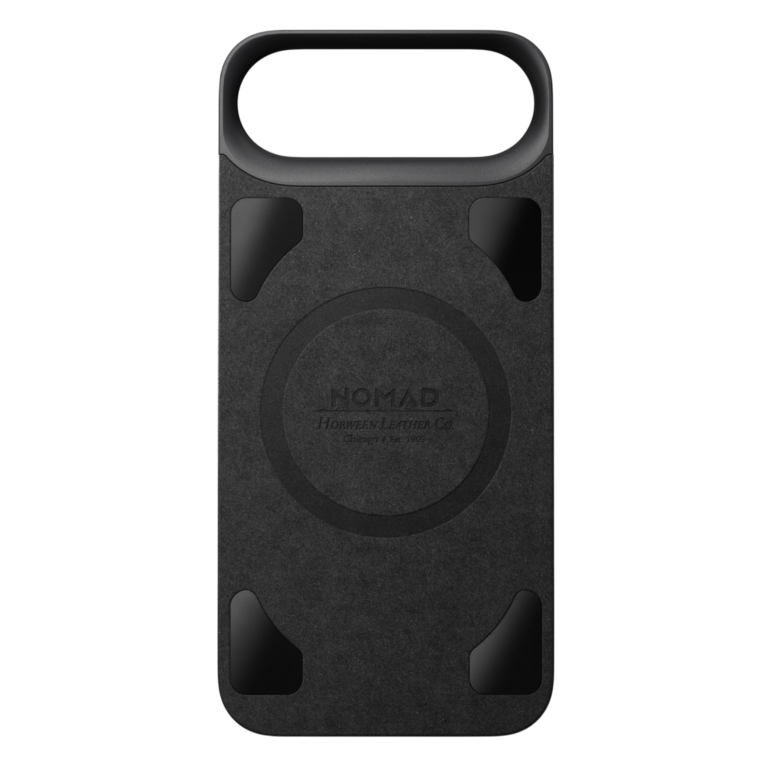 Nomad Mag Back Leather Case for iPhone Air (Horween Leather) - Black