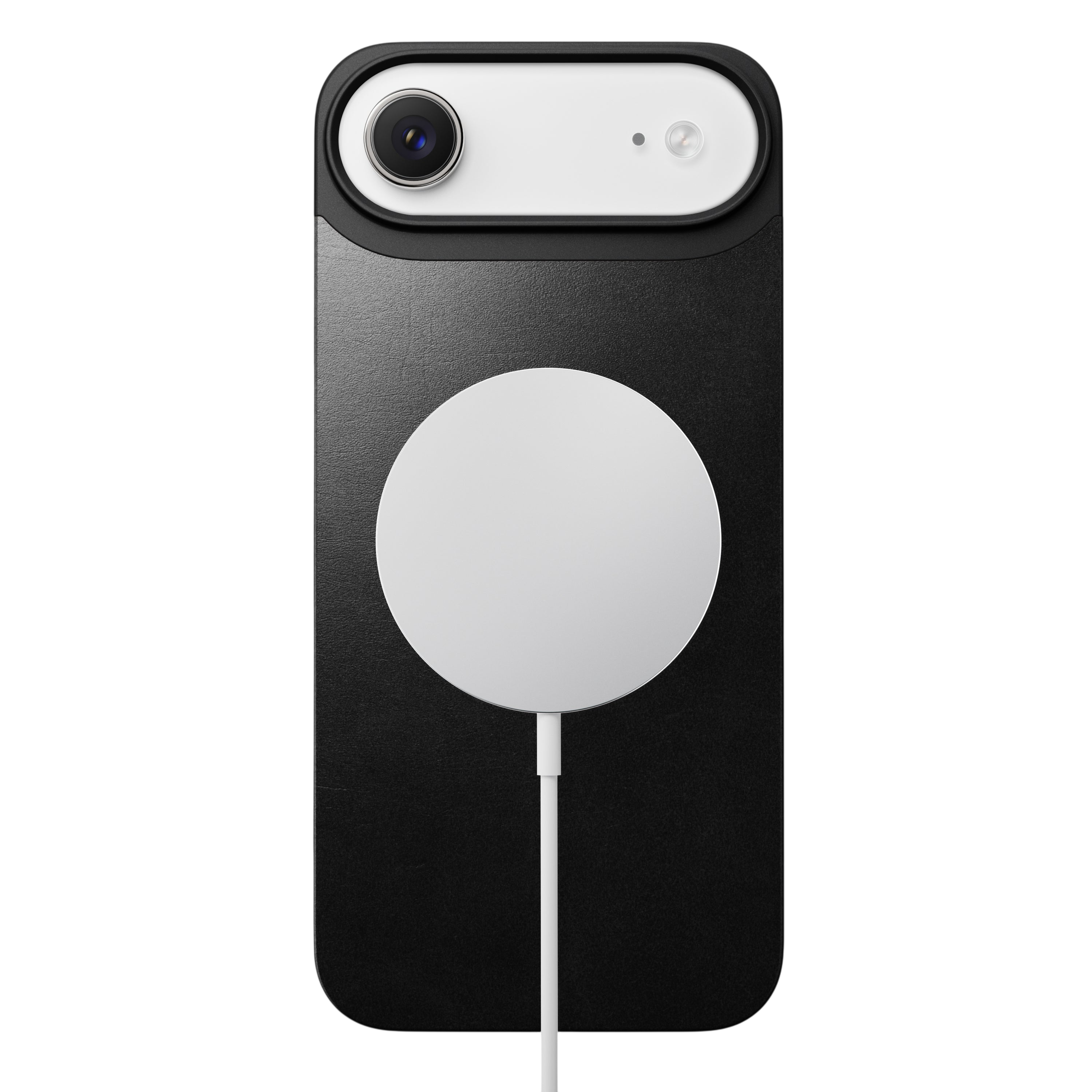 Nomad Mag Back Leather Case for iPhone Air (Horween Leather) - Black