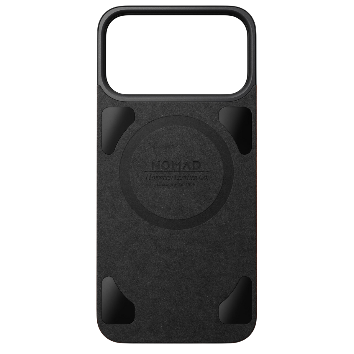 Nomad Mag Leather Back Case for iPhone 17 Pro Max - Rustic Brown #color_rustic-brown