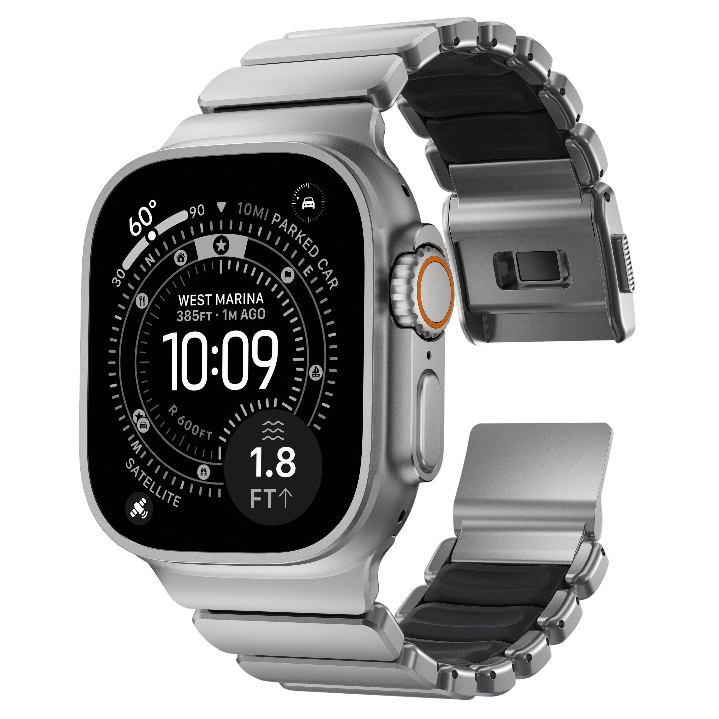 Nomad Stratos Band for Apple Watch Ultra 3 / 2 / 1 - 49mm - Black