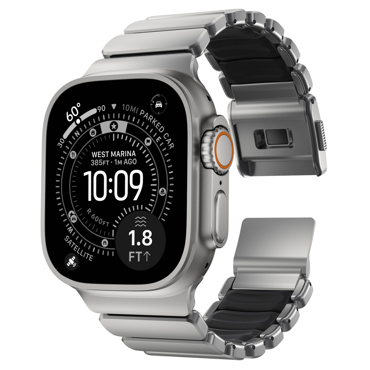 Nomad Stratos Band for Apple Watch Ultra 3 / 2 / 1 - 49mm - Black