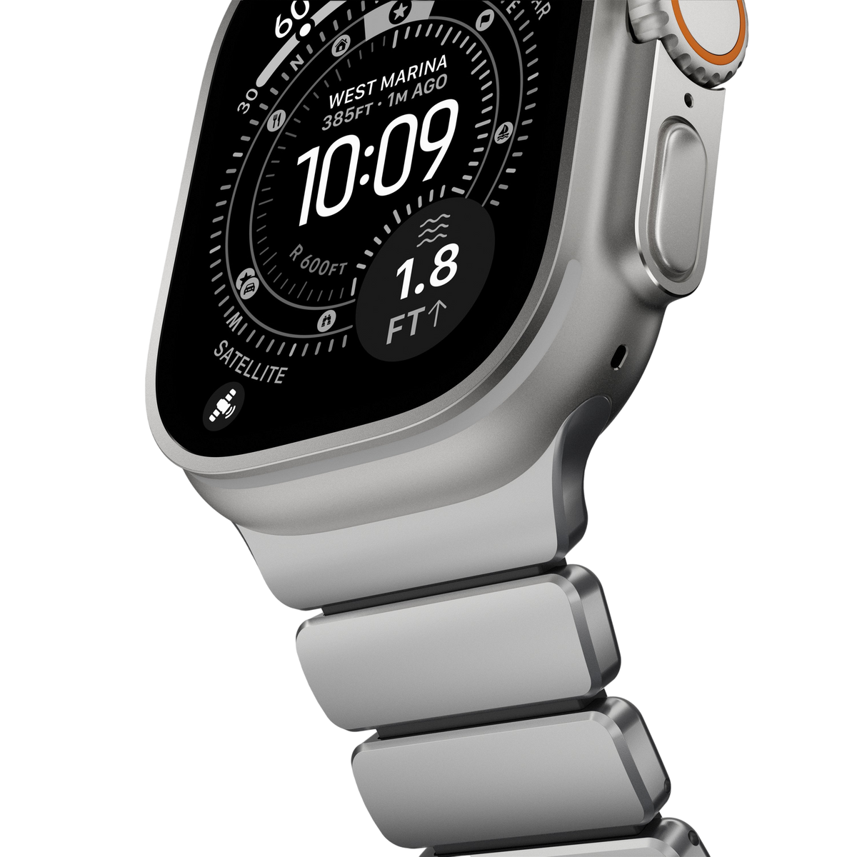 Nomad Stratos Band for Apple Watch Ultra 3 / 2 / 1 - 49mm - Black