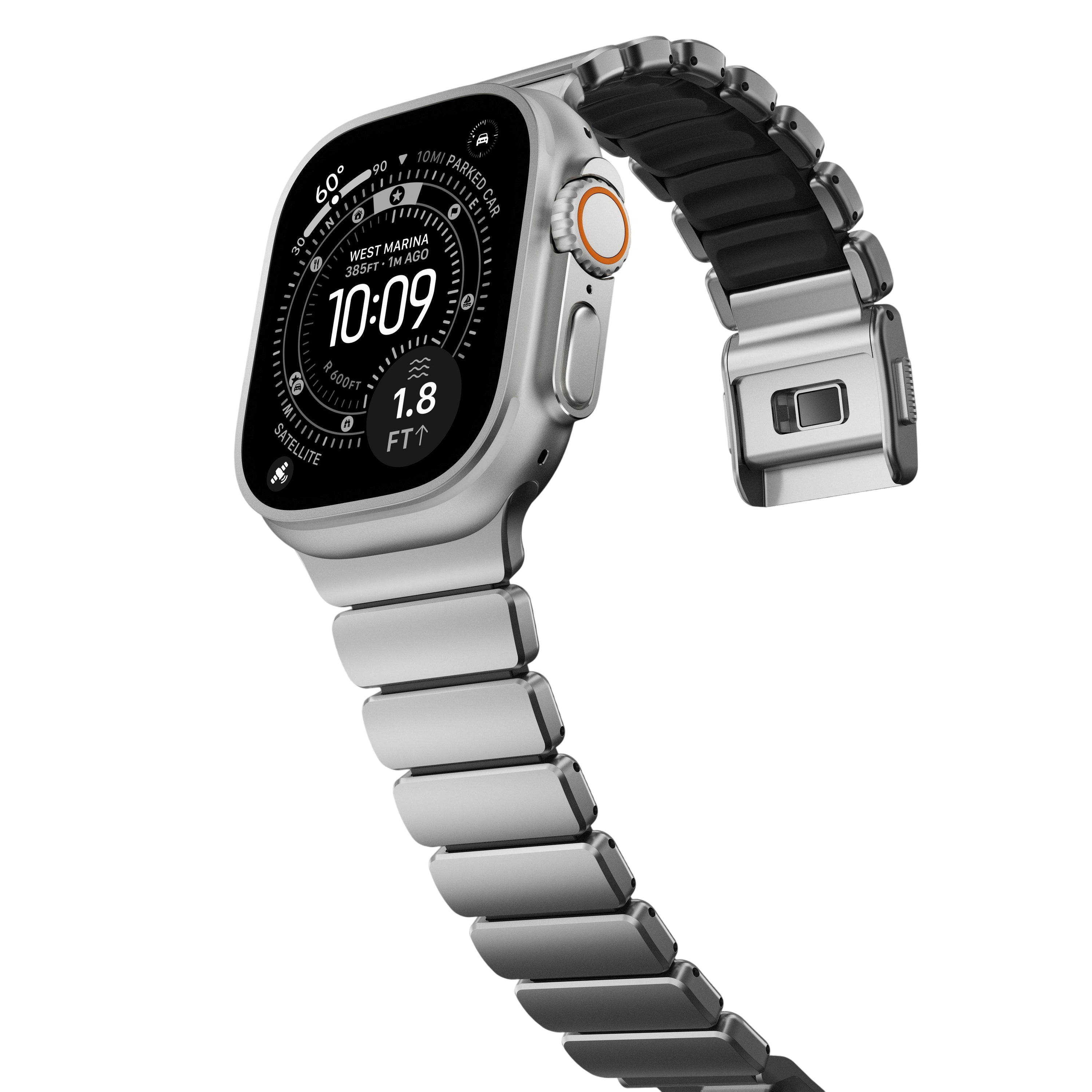 Nomad Stratos Band for Apple Watch Ultra 3 / 2 / 1 - 49mm - Black