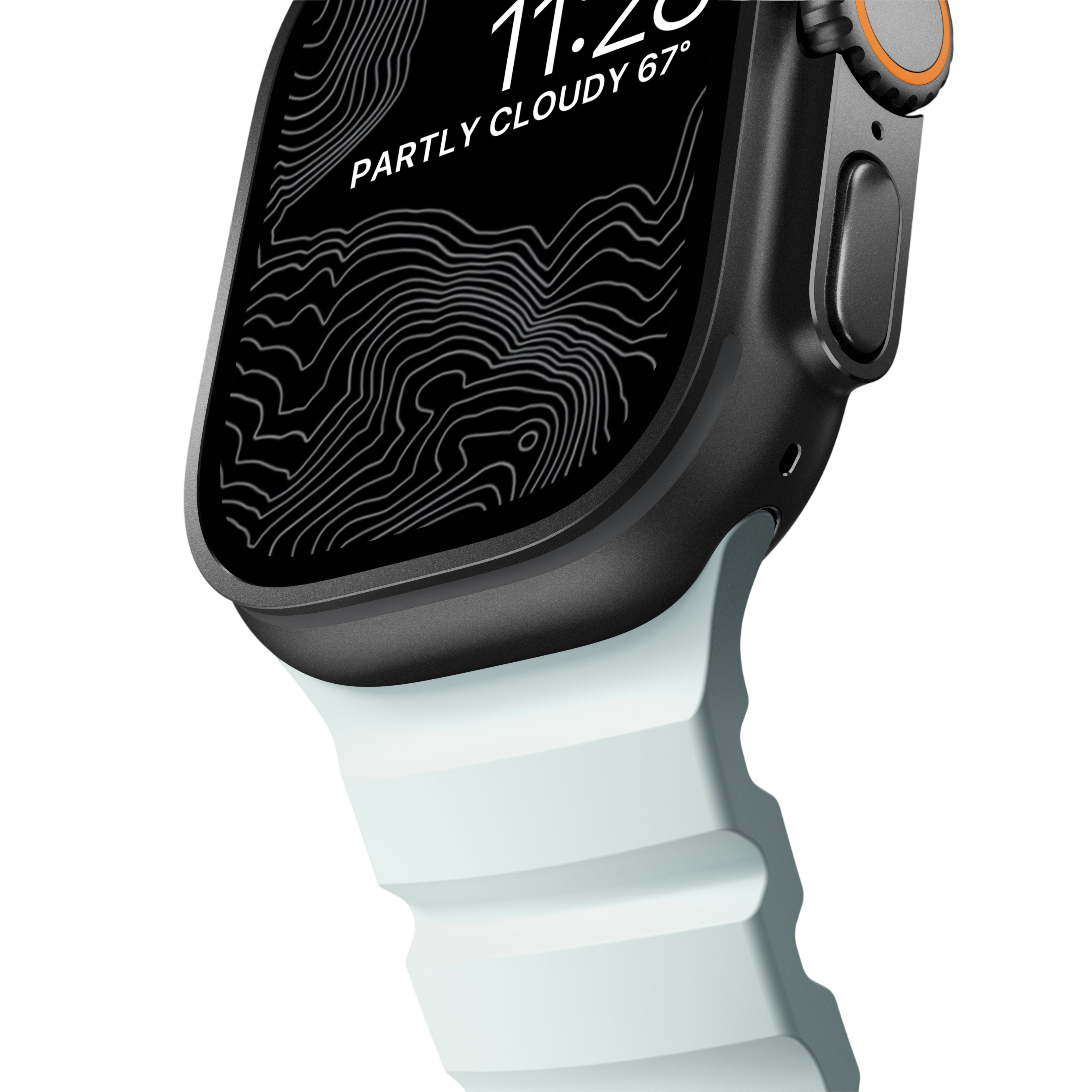 Nomad Rocky Point Band for Apple Watch 49mm / 46mm / 45mm - Icy Blue Glow