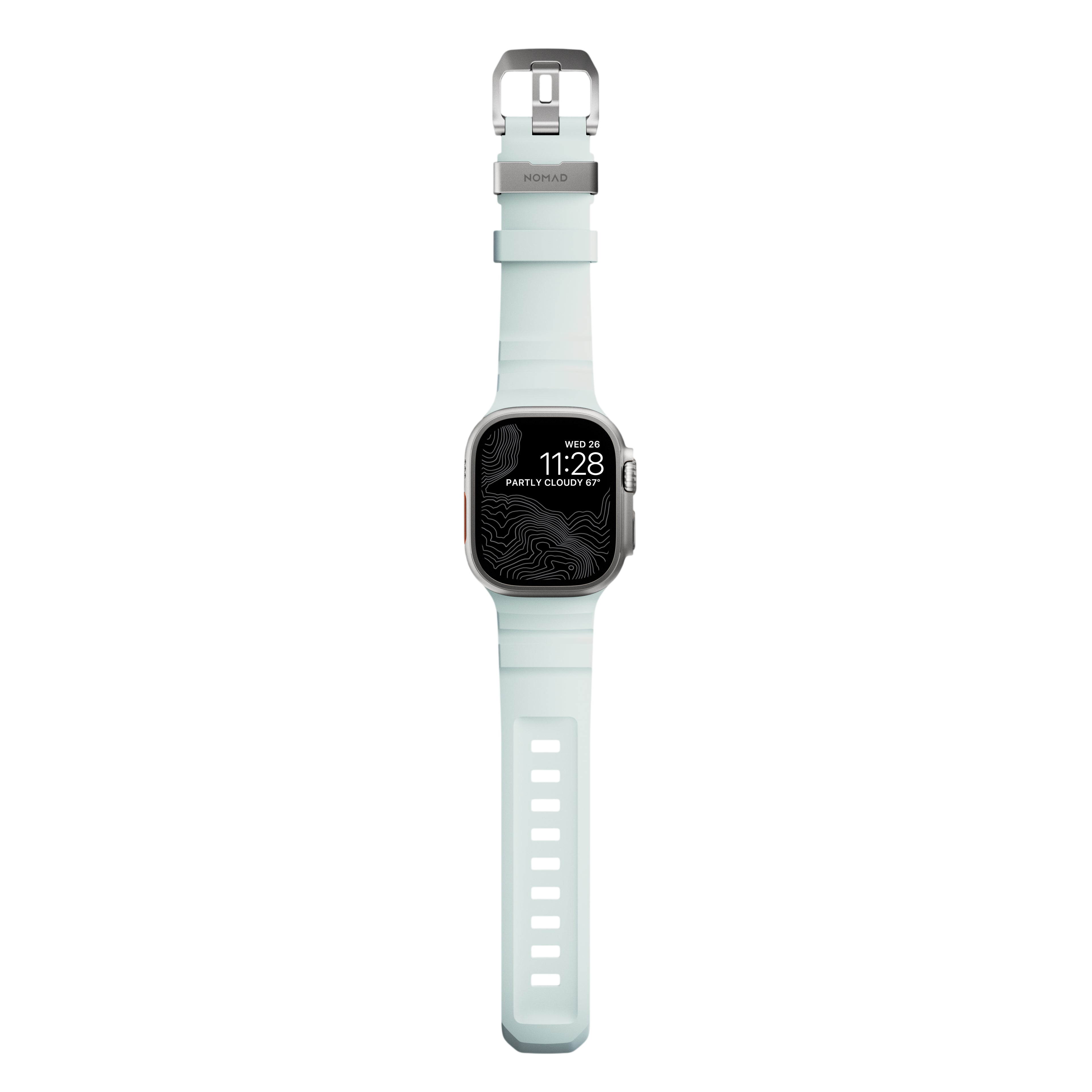 Nomad Rocky Point Band for Apple Watch 49mm / 46mm / 45mm - Icy Blue Glow