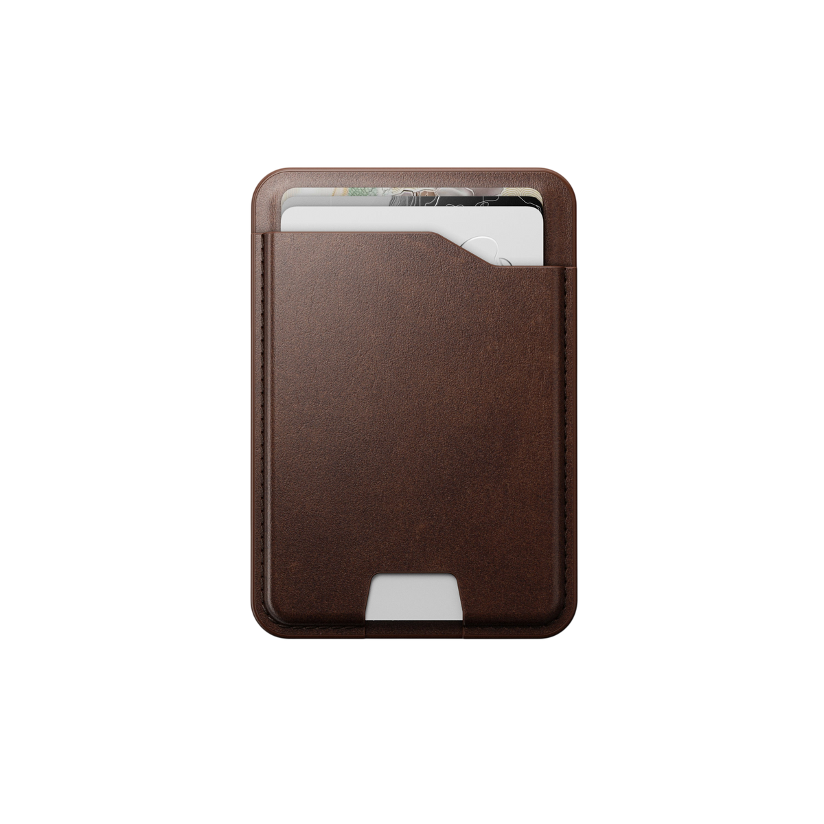 حافظة بطاقات Nomad Leather Mag Wallet with Find My Tracking