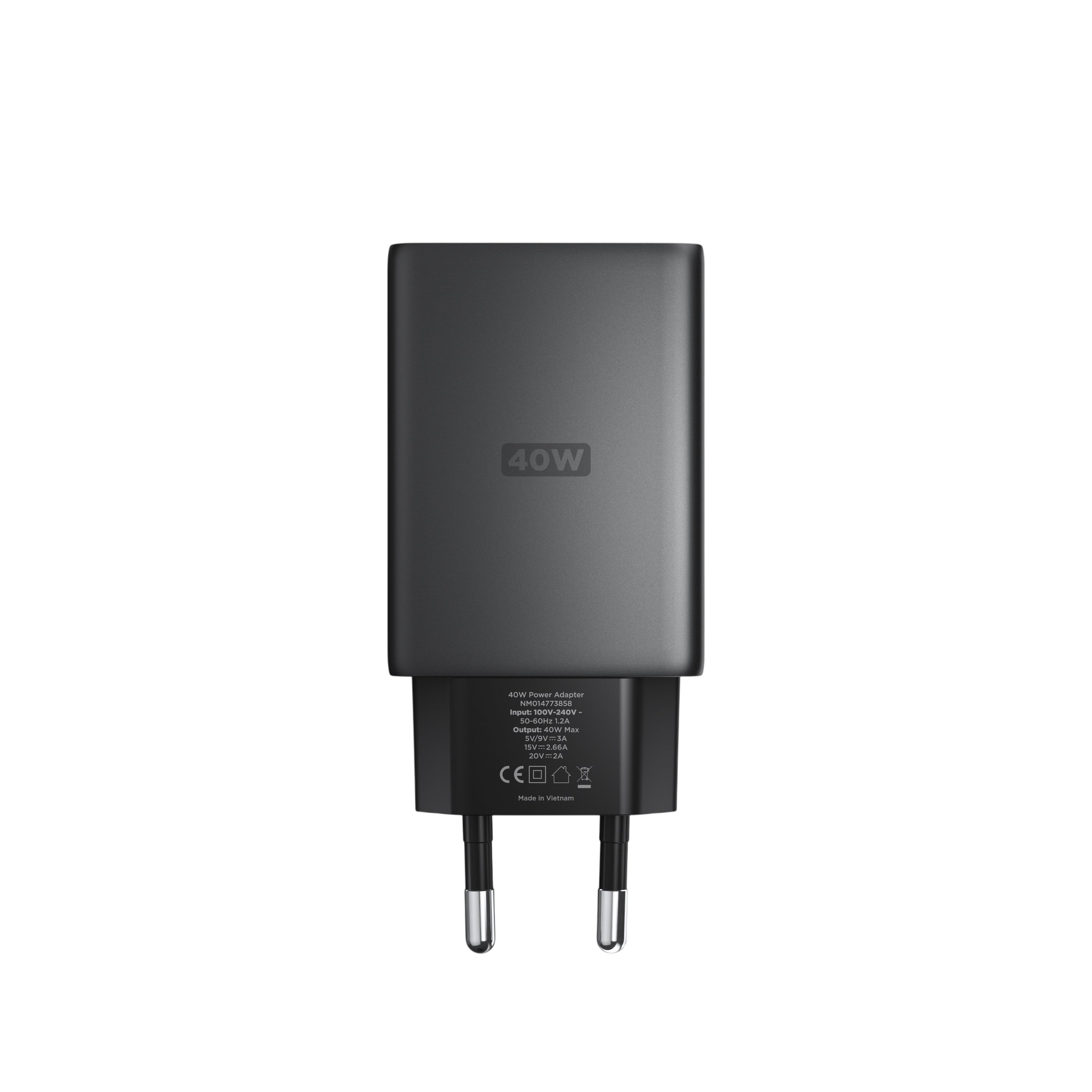 Nomad 40W Slim USB-C Power Adapter - Black