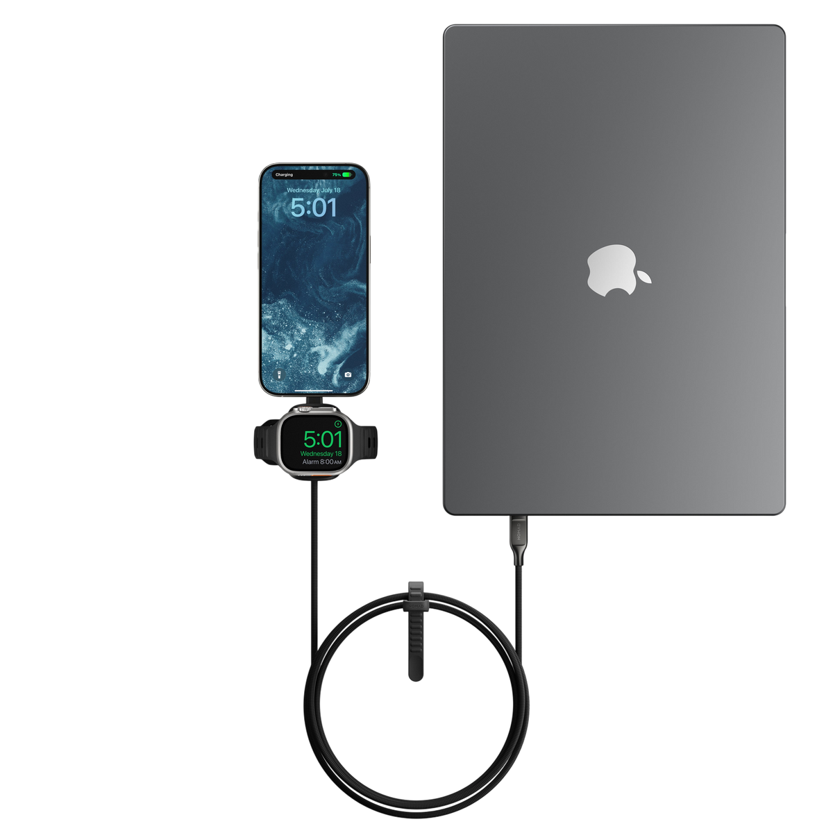 Nomad Universal Cable for Apple Watch 1.5m | USB-C | Apple Watch Fast Charging