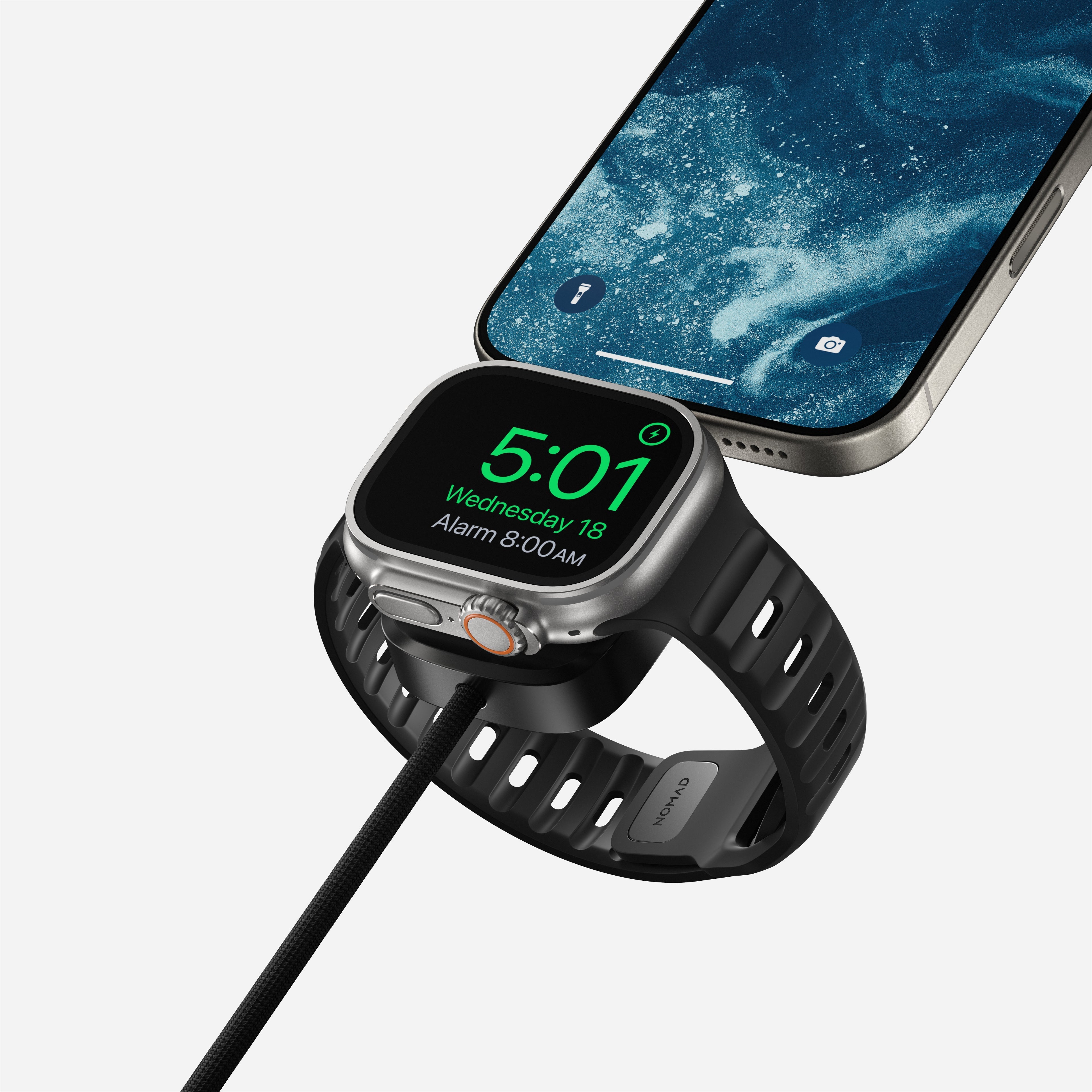 Nomad Universal Cable for Apple Watch 1.5m | USB-C | Apple Watch Fast Charging