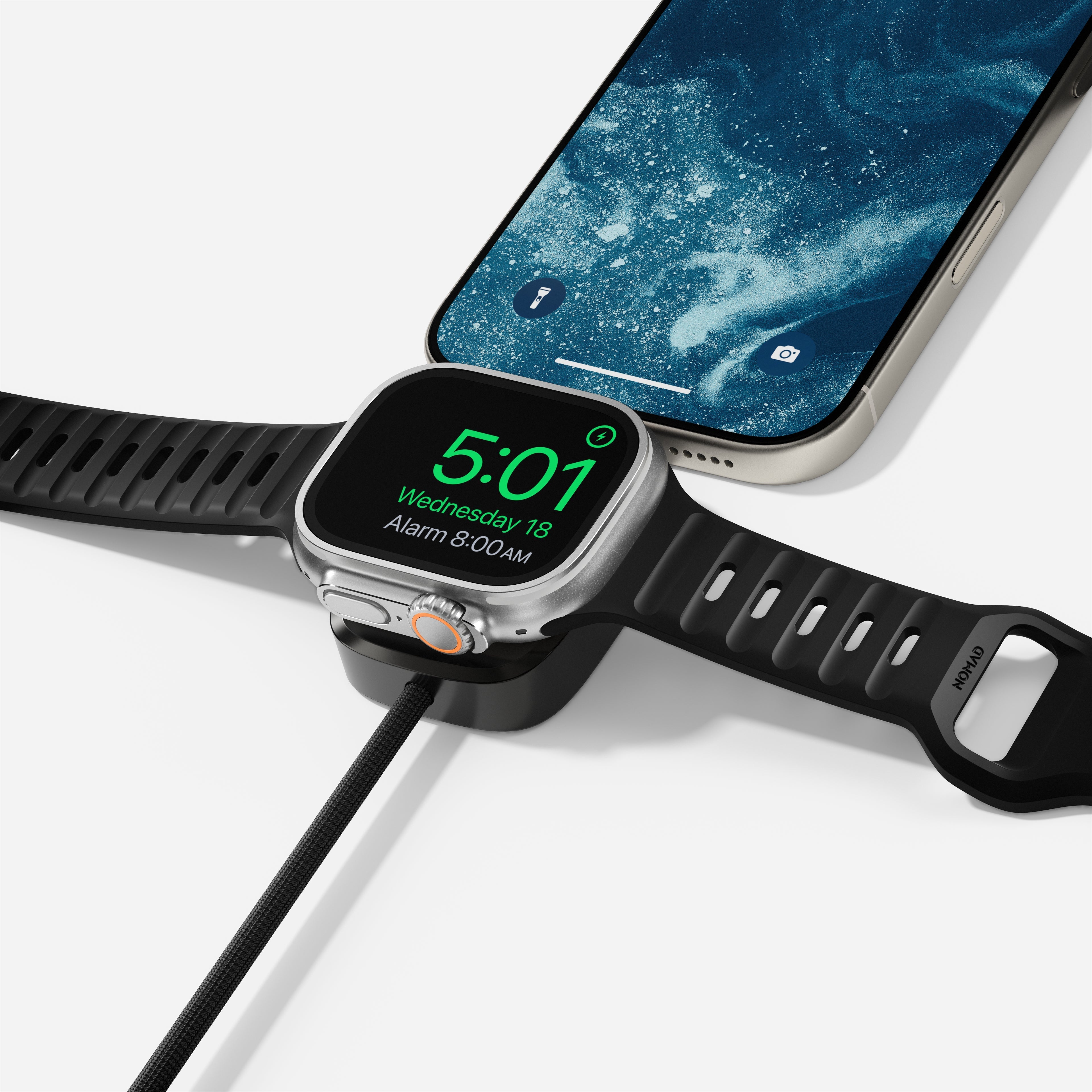 Nomad Universal Cable for Apple Watch 1.5m | USB-C | Apple Watch Fast Charging