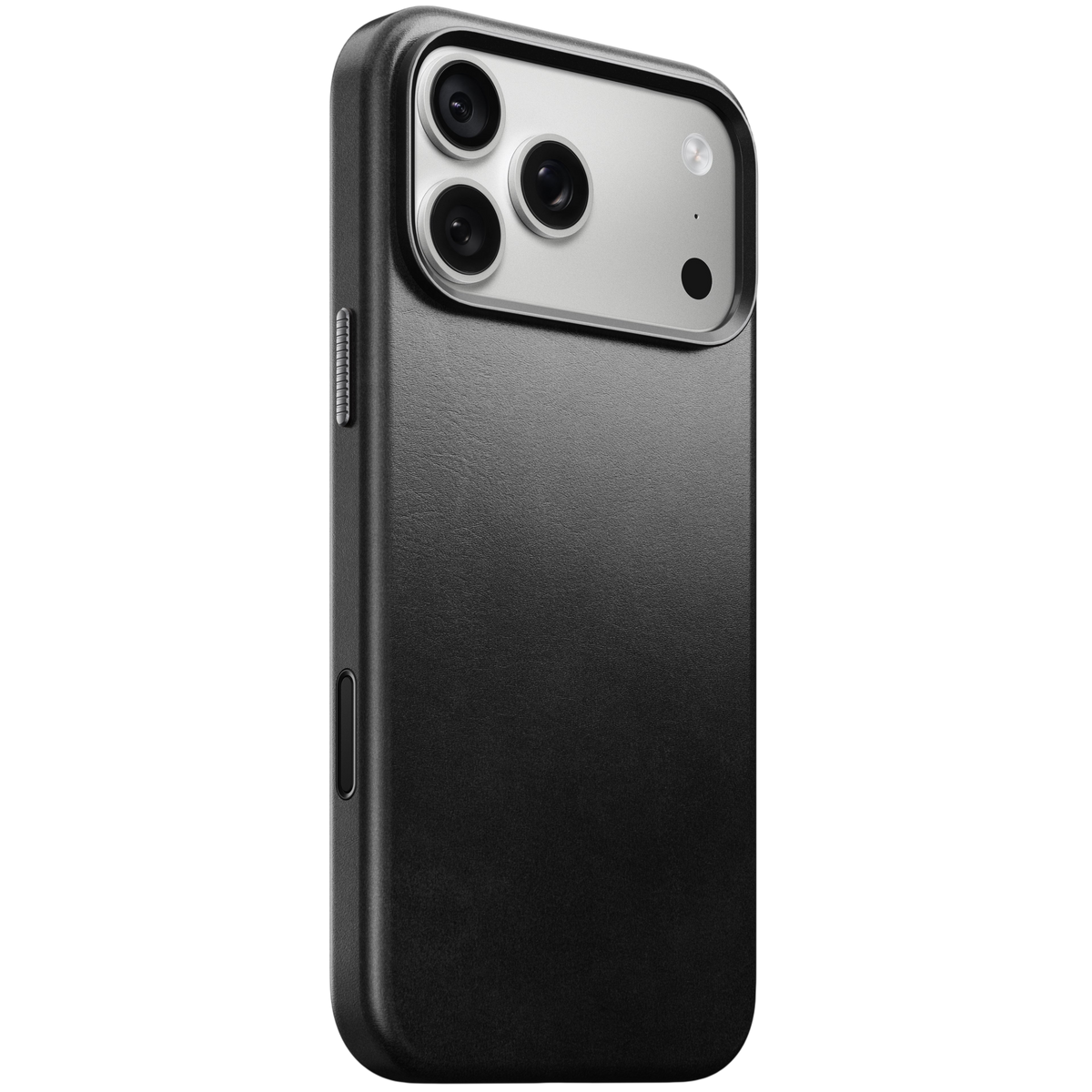 Nomad Traditional Leather Case for iPhone 18 Pro Max - Black (Horween) #color_black-horween