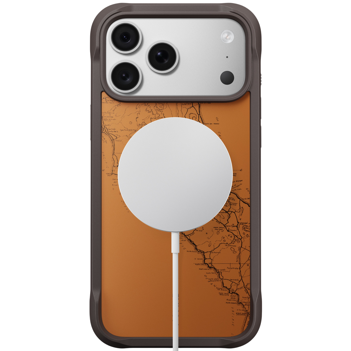 Nomad Rugged Case for iPhone 18 Pro Max - Arroyo (Orange), view 2 #color_arroyo-orange