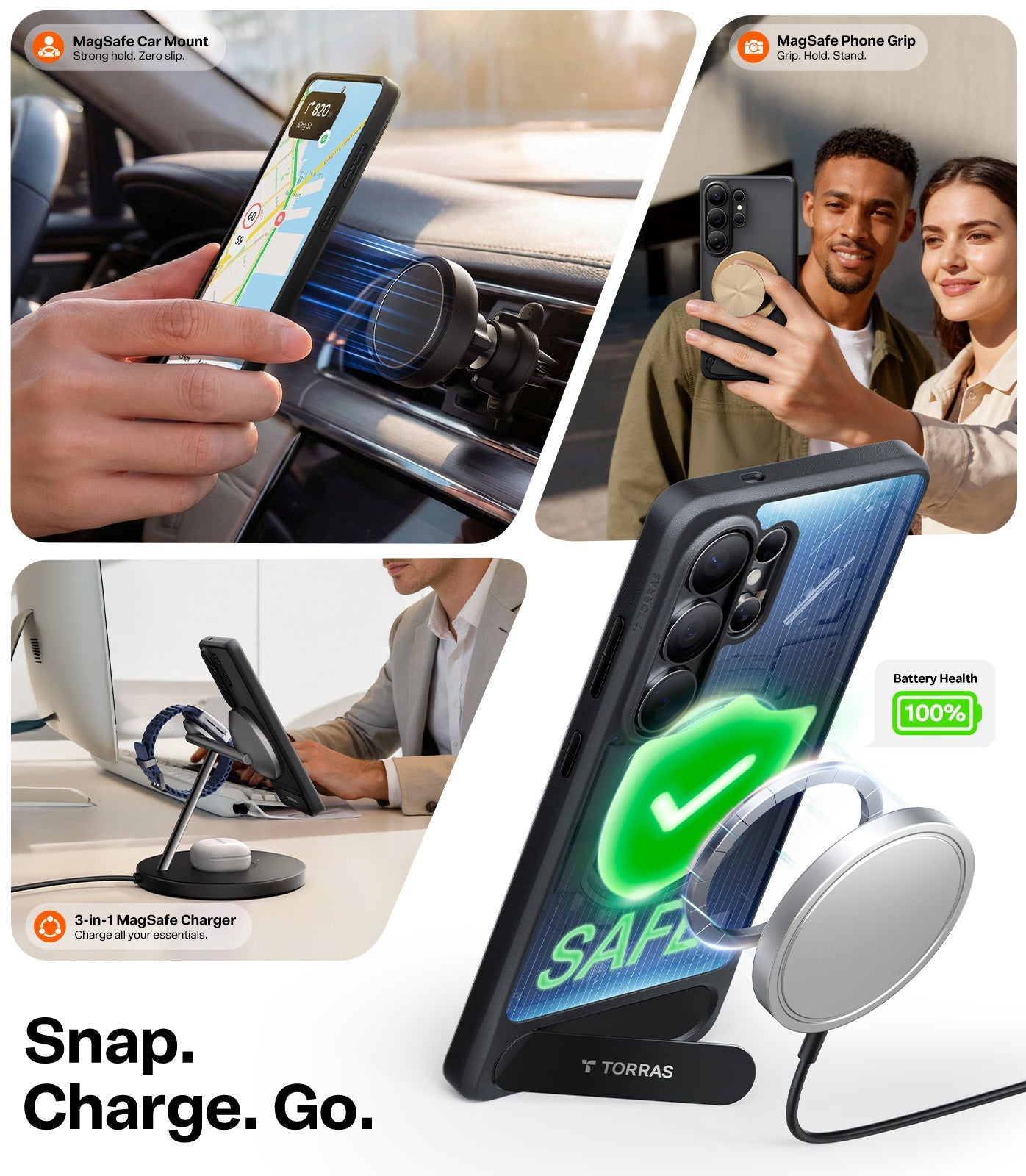 TORRAS Ostand L1 Guardian for Samsung Galaxy S26 Ultra