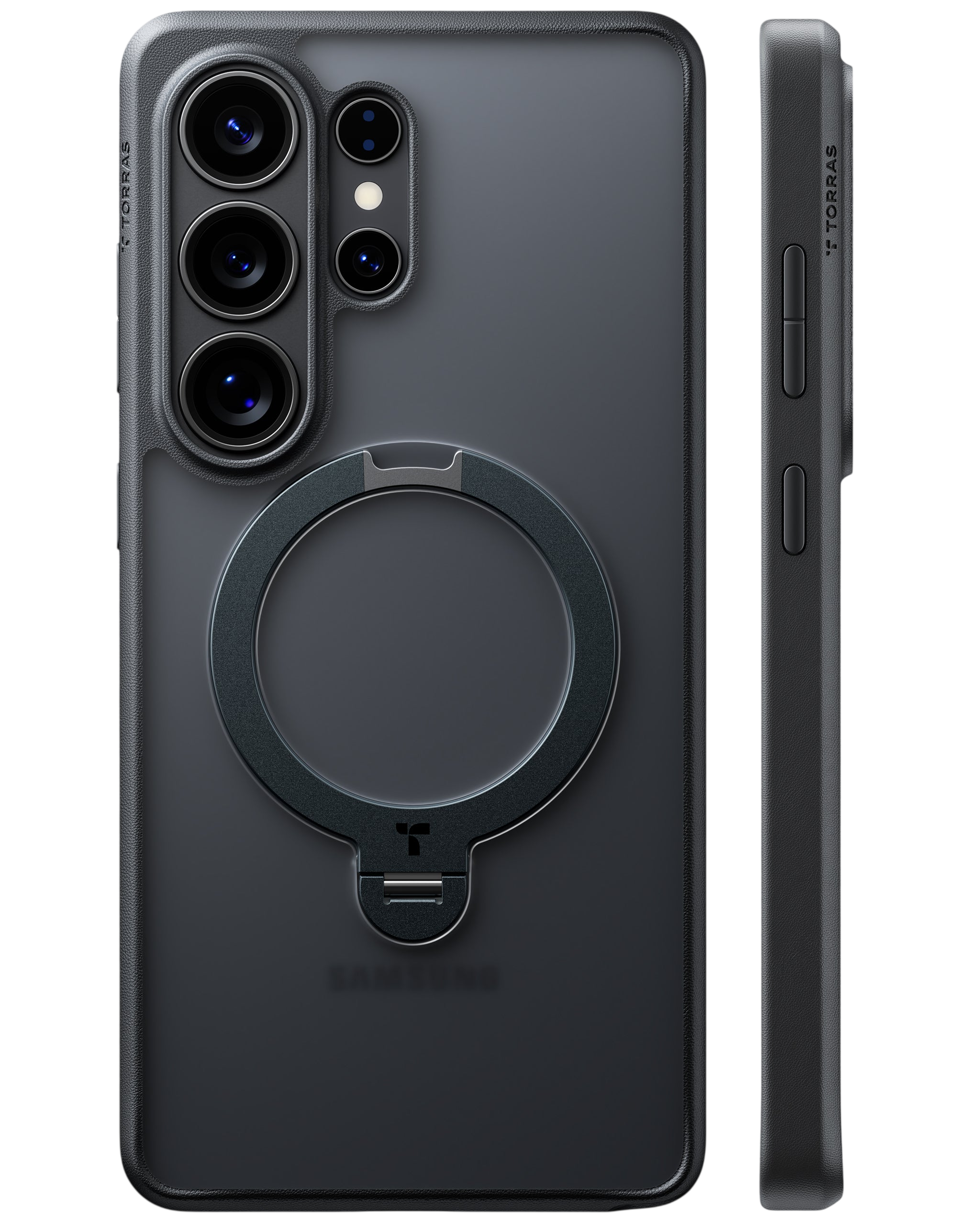TORRAS Ostand Spin for Samsung Galaxy S26 Ultra - Black #color_black