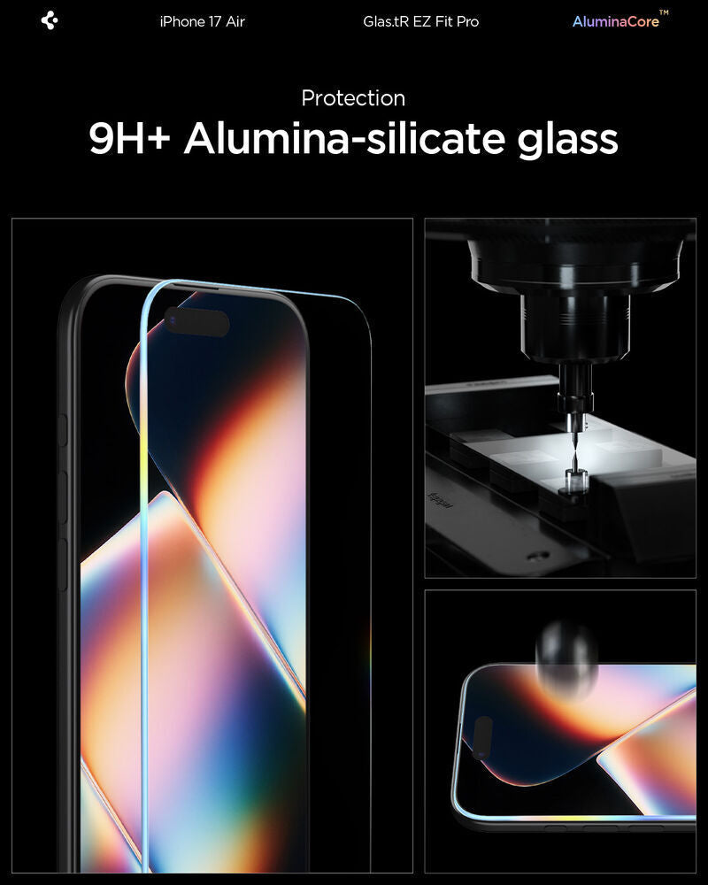Spigen GLAS.tR EZ Fit Screen Protector for iPhone Air (1-Pack)