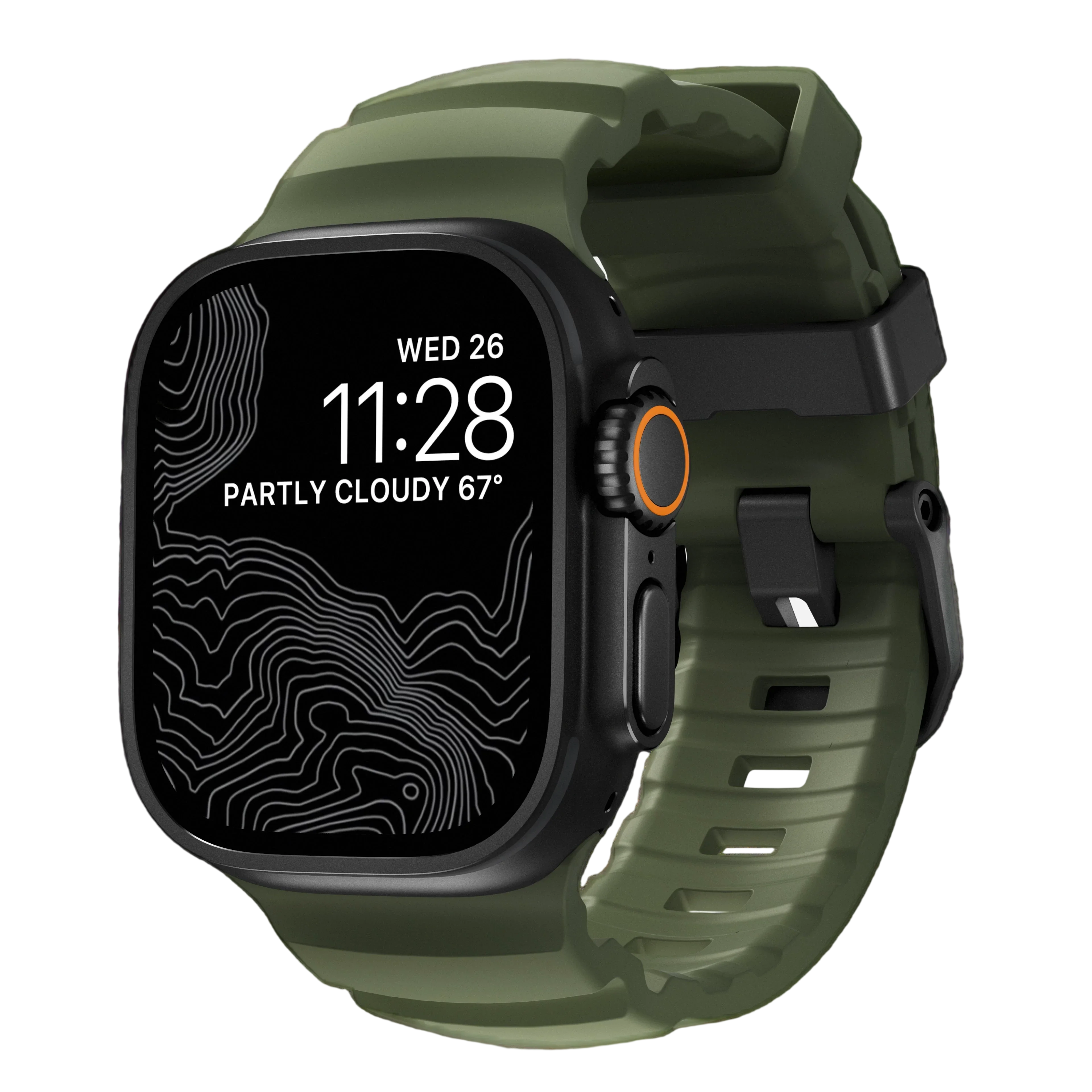 حزام Nomad Rocky Point لسلسلة Apple Watch 49mm / 46mm / 45mm