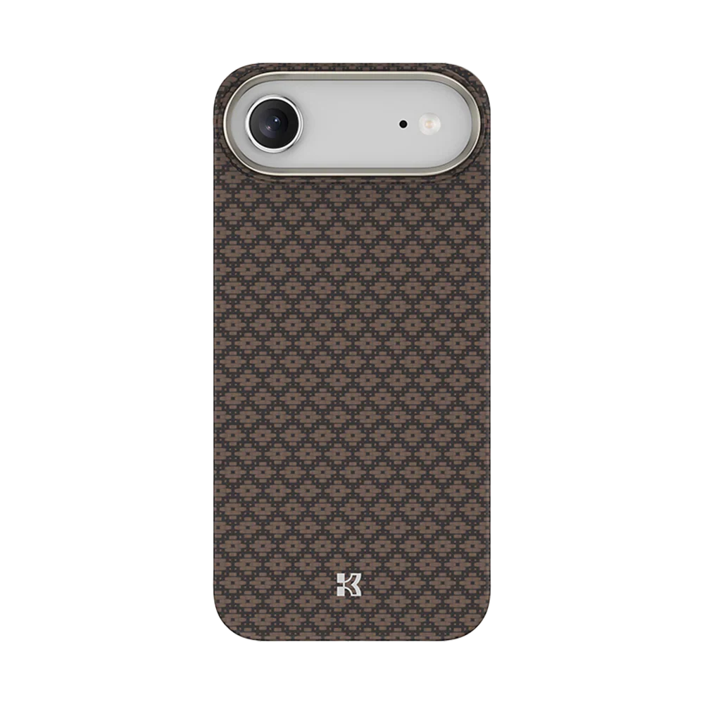 Benks ArmorGrid ArmorAir Case built with Kevlar® for iPhone Air - Amber Gold #pattern_amber-gold