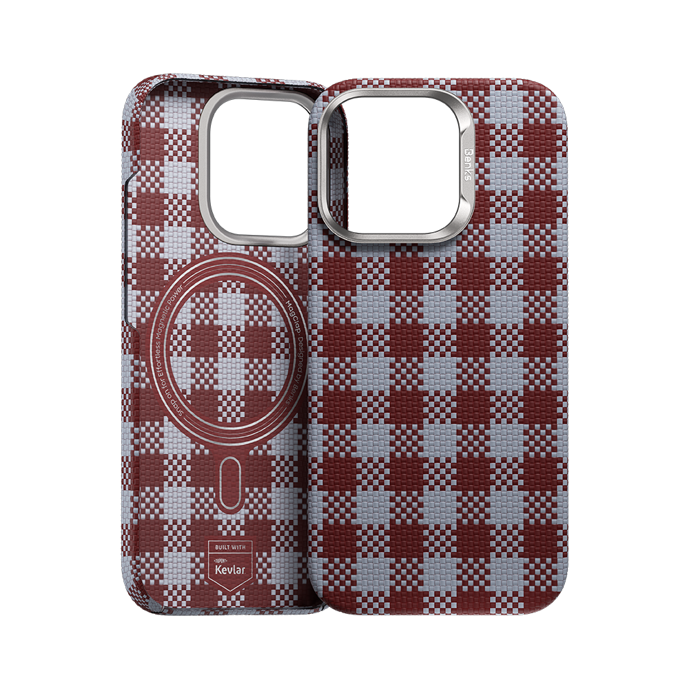 Benks ArmorVichy Case built with Kevlar® for iPhone 16 Pro Max - Black #pattern_black