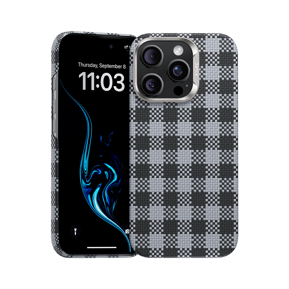 Benks ArmorVichy Case built with Kevlar® for iPhone 16 Pro Max - Black