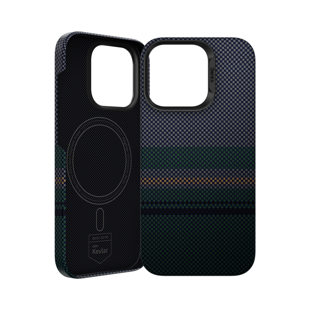Benks Aurora ArmorAir Case built with Kevlar® for iPhone 16 Pro
