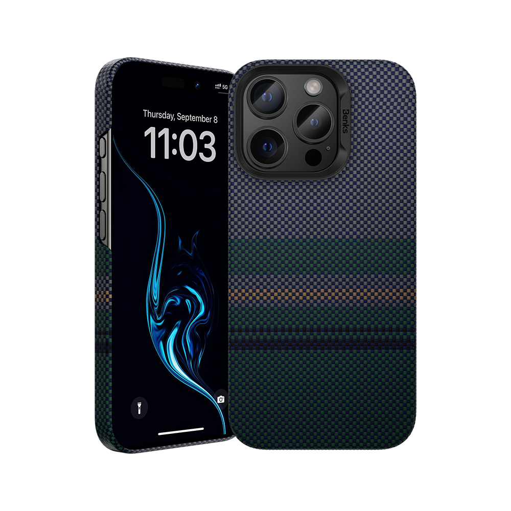 Benks Aurora ArmorAir Case built with Kevlar® for iPhone 16 Pro