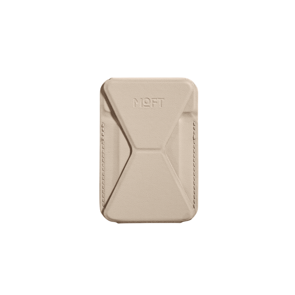 Moft Snap-on Phone Stand & Wallet MOVAS™ - MagSafe Compatible - Beach White