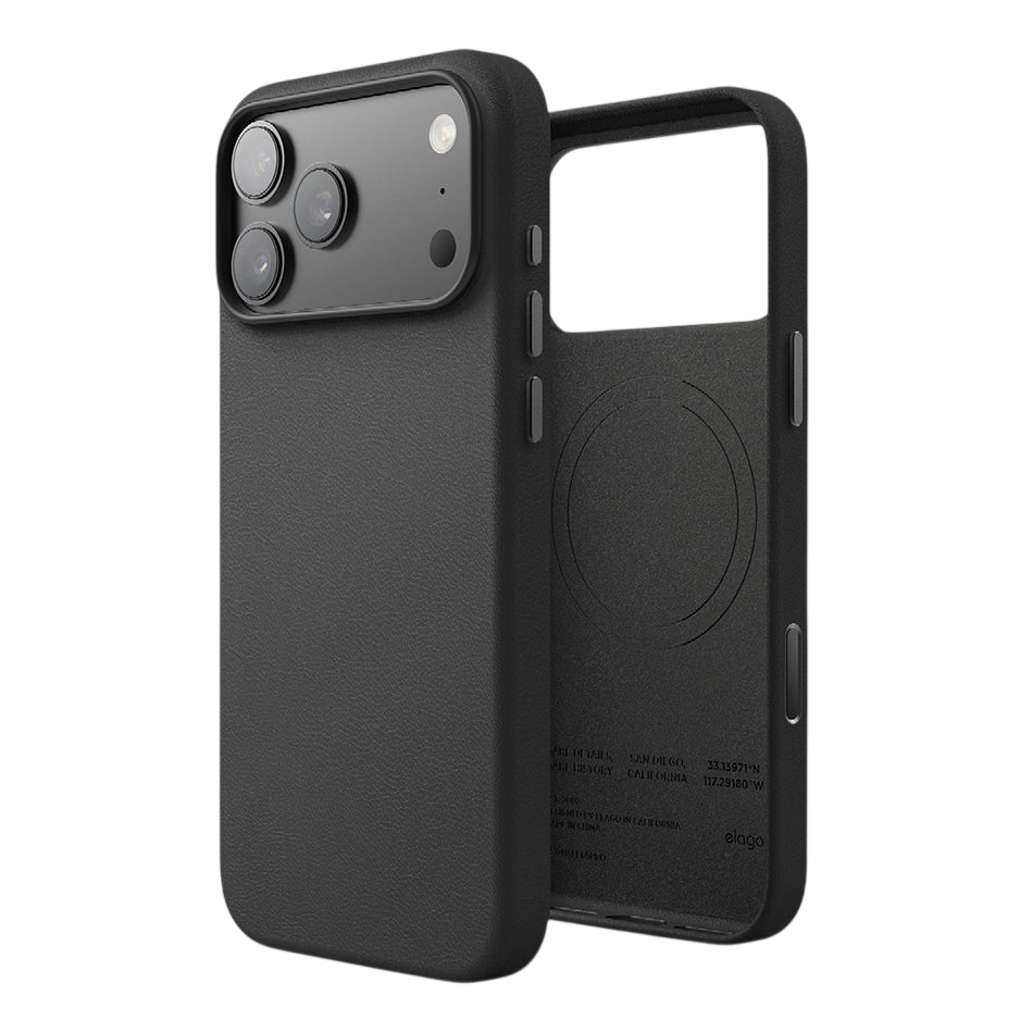 Elago MagLeather Case for iPhone 17 Pro Max / iPhone 18 Pro Max - Black #color_black