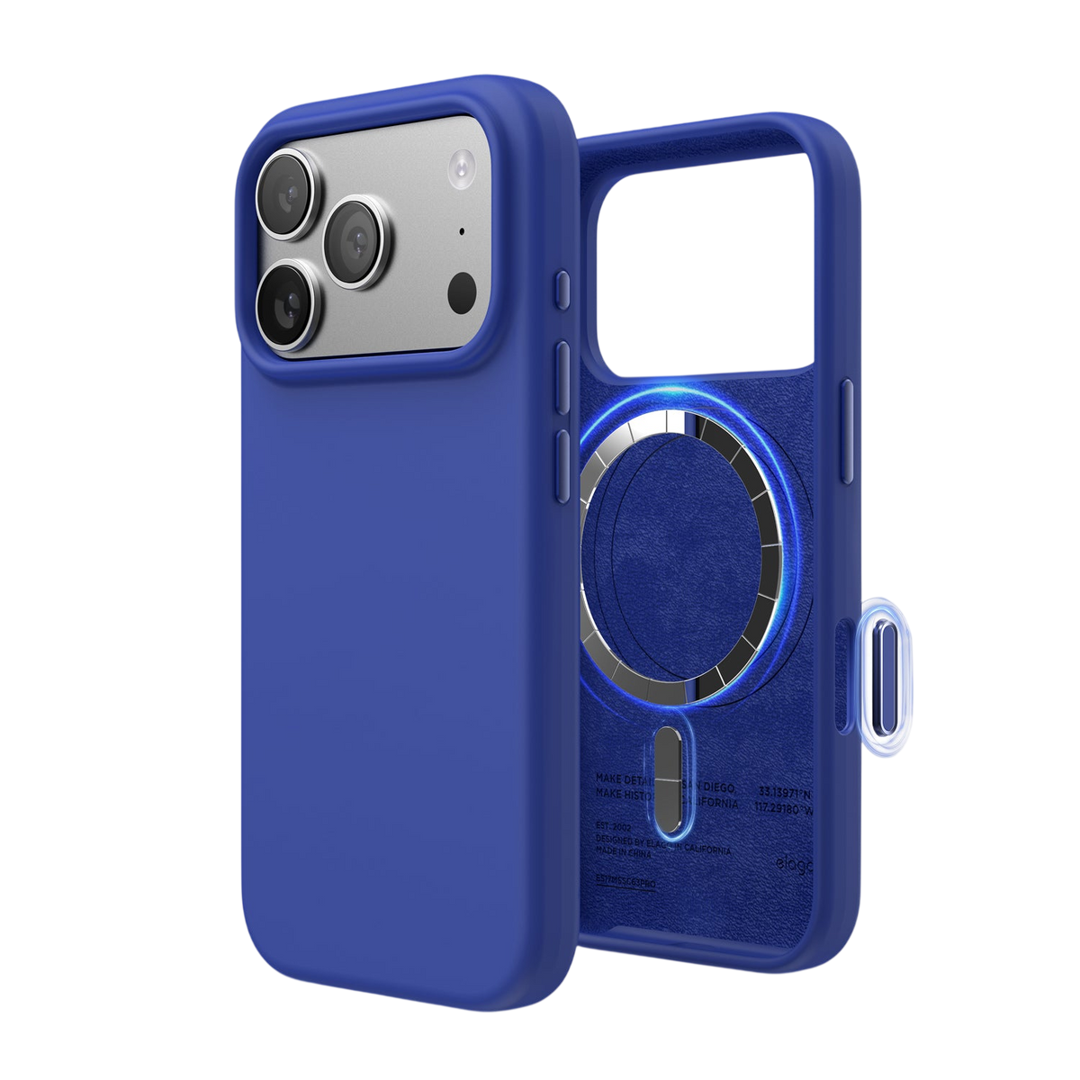 Elago Mag Silicone Case for iPhone 17 Pro / iPhone 18 Pro - Cobalt Blue #color_cobalt-blue
