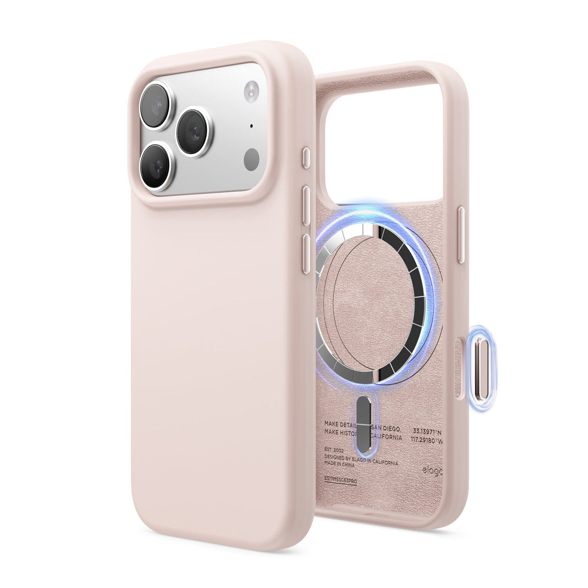 Elago Mag Silicone Case for iPhone 17 Pro / iPhone 18 Pro - Lovely Pink #color_lovely-pink