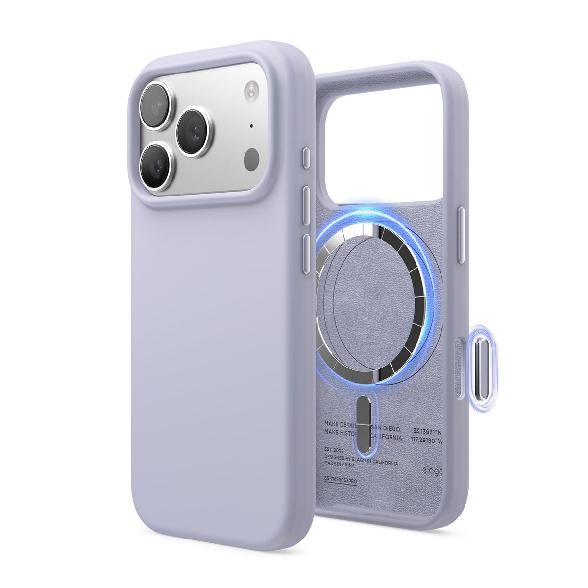 Elago Mag Silicone Case for iPhone 17 Pro / iPhone 18 Pro - Purple #color_purple
