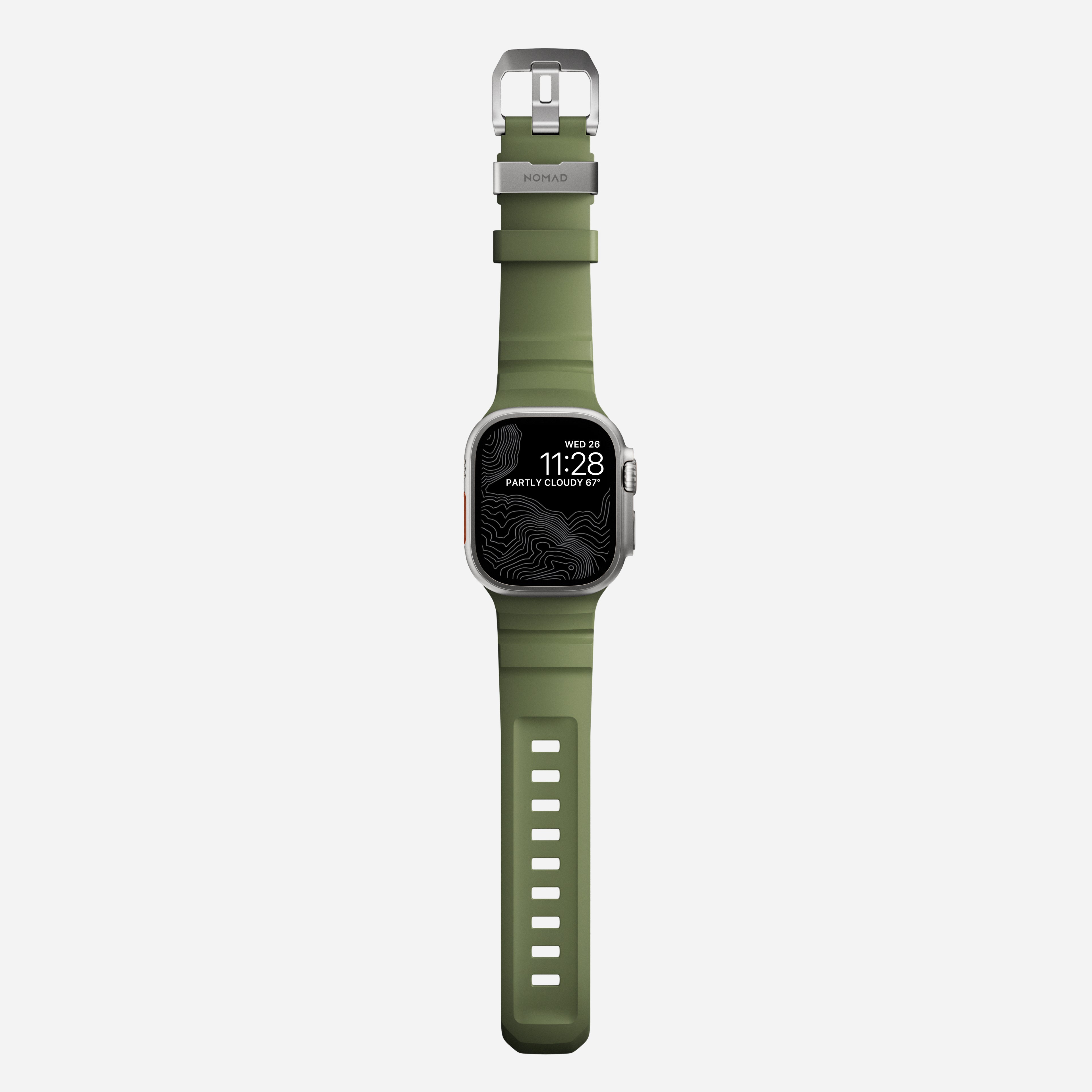 حزام Nomad Rocky Point لسلسلة Apple Watch 49mm / 46mm / 45mm