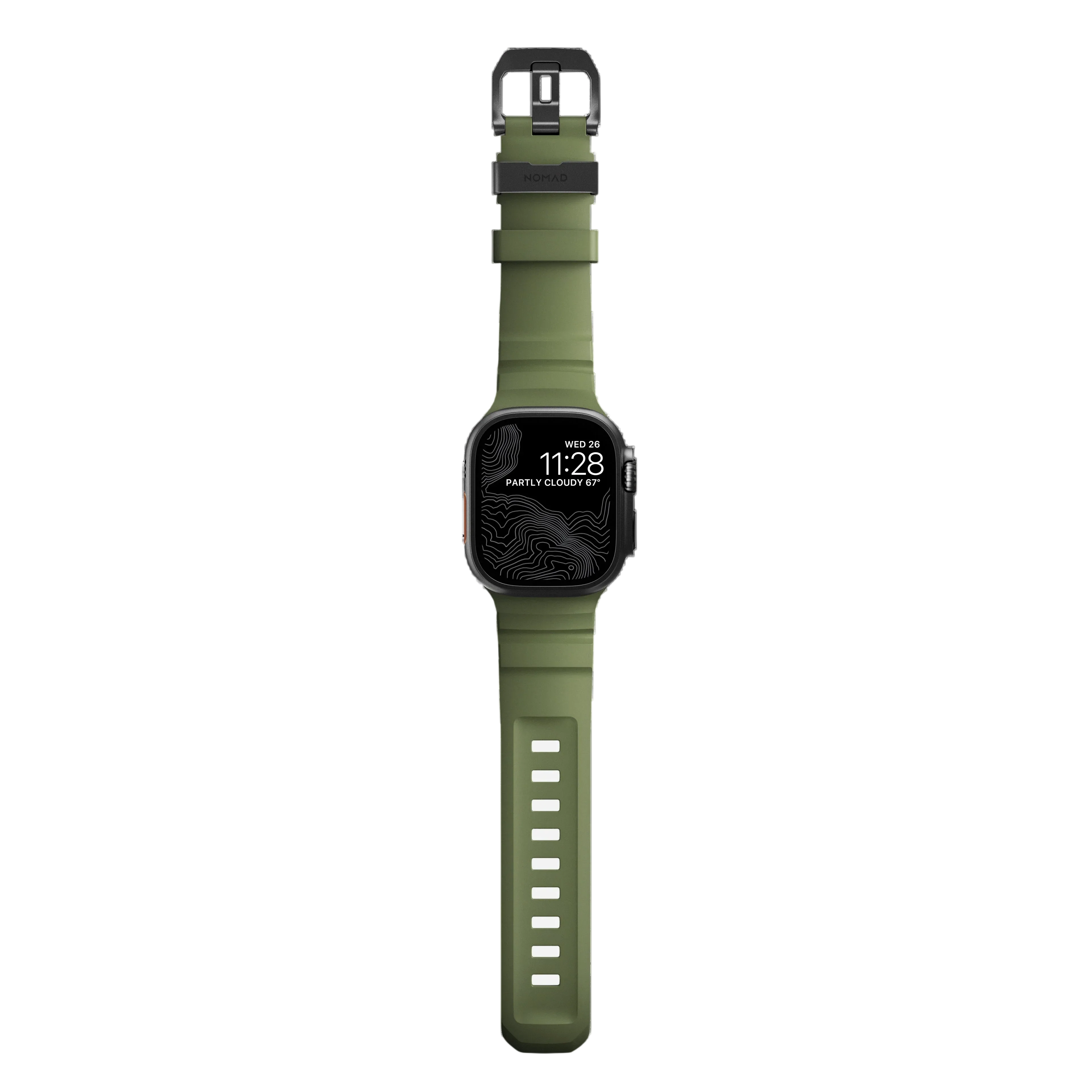 حزام Nomad Rocky Point لسلسلة Apple Watch 49mm / 46mm / 45mm