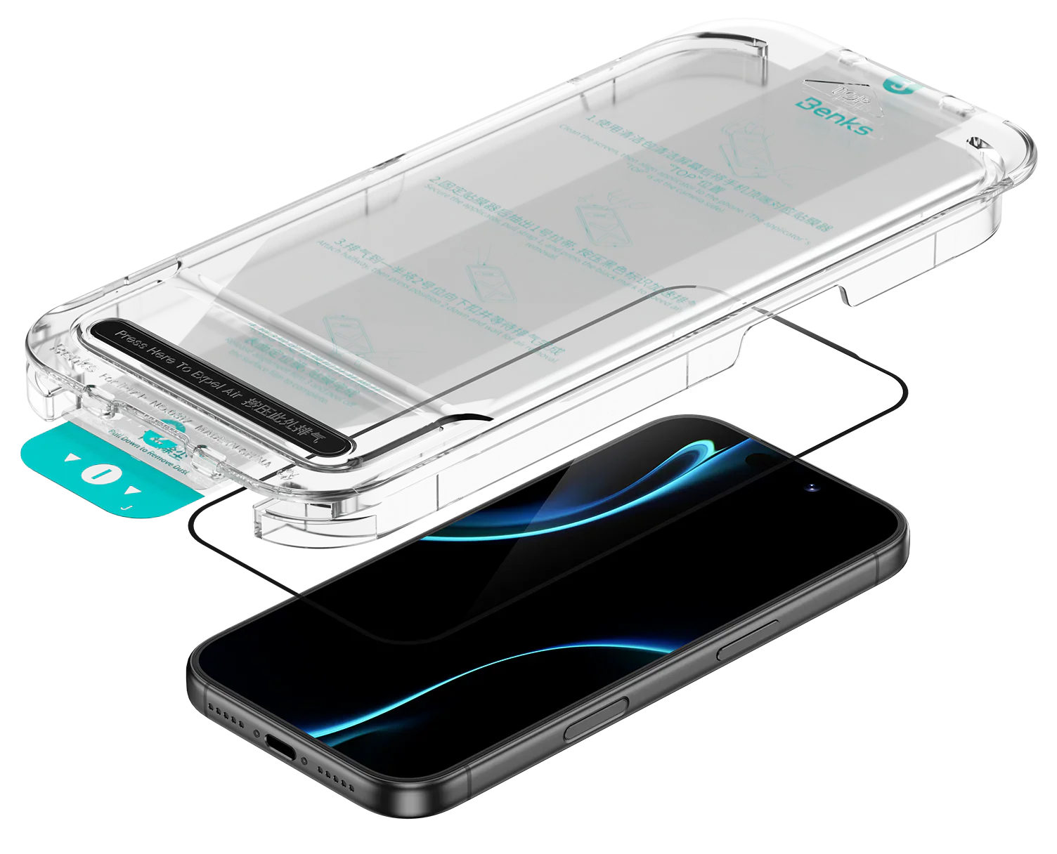 Benks GlassWarrior Super Anti Reflection Screen Protector for iPhone 17 Pro Max / 17 Pro