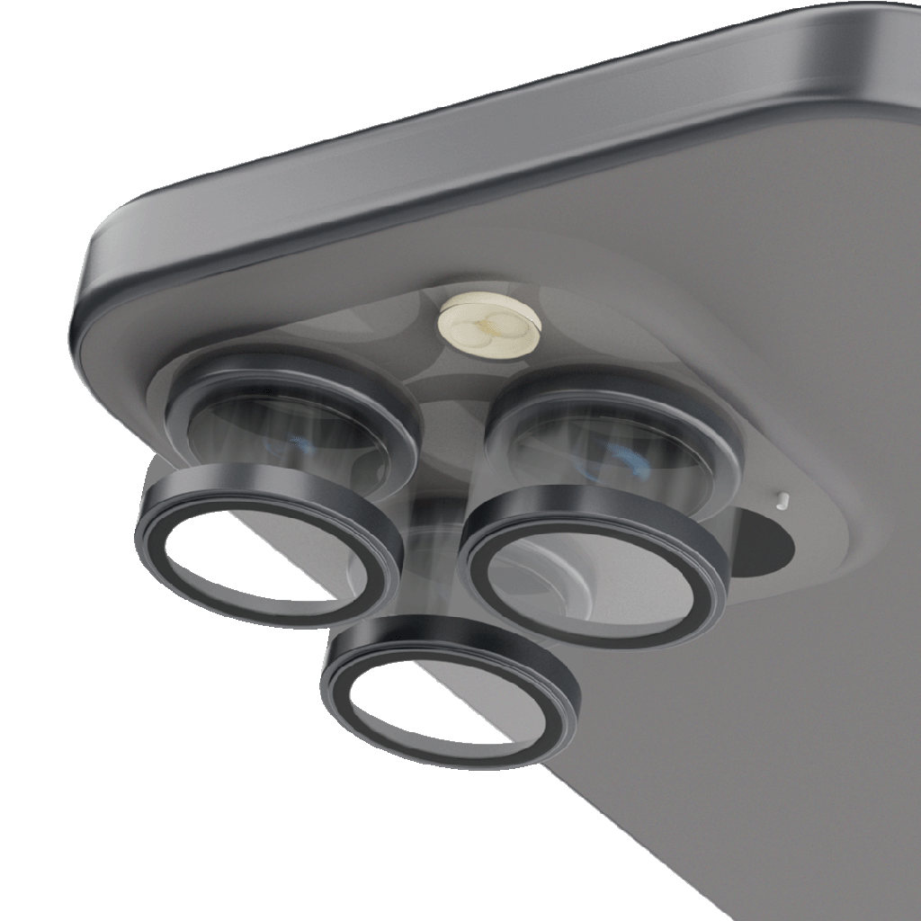 Levelo Lucent Trio 9H Hardness Camera Lens Protector for iPhone 16 Pro/16 Pro Max