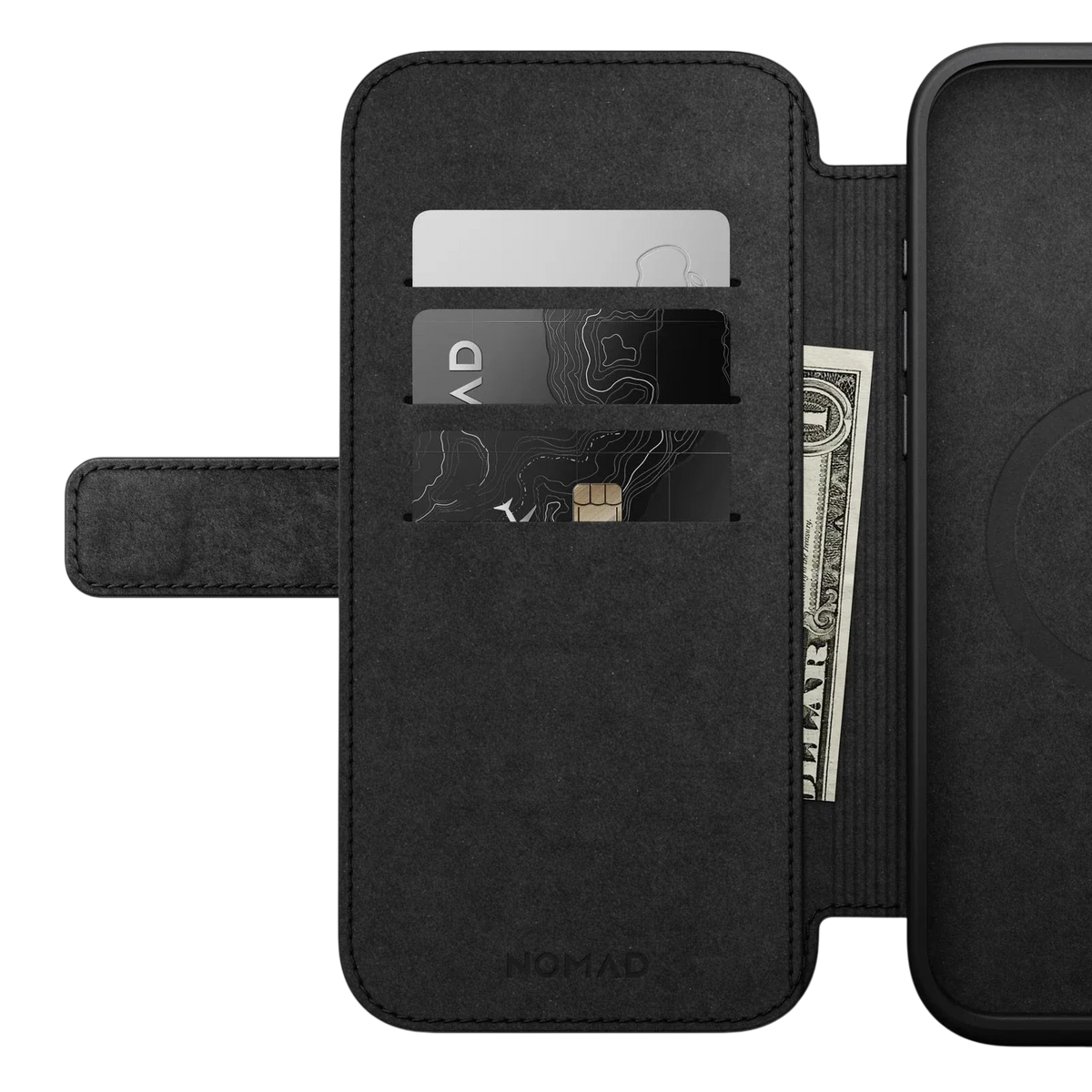 Nomad Modern Leather Folio Case for iPhone 16 Pro