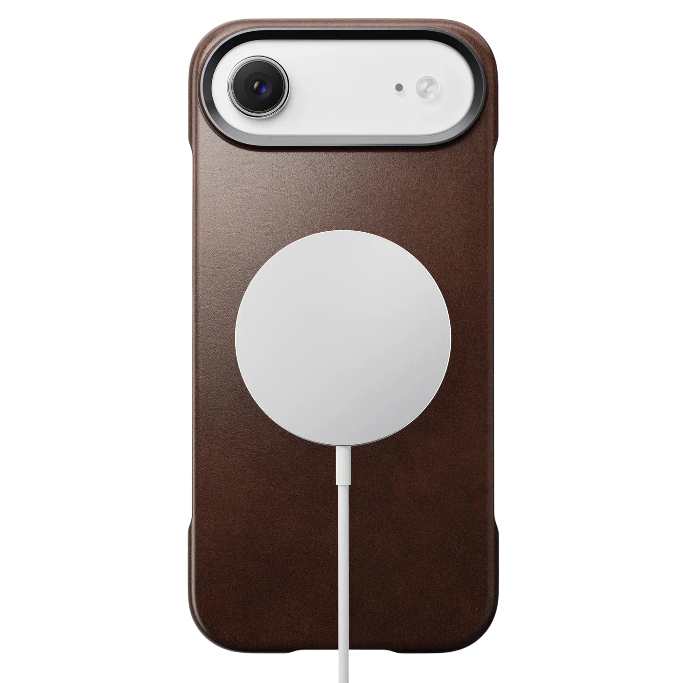 Nomad Traditional Leather Case for iPhone Air (Horween Leather) - Rustic Brown #color_rustic-brown